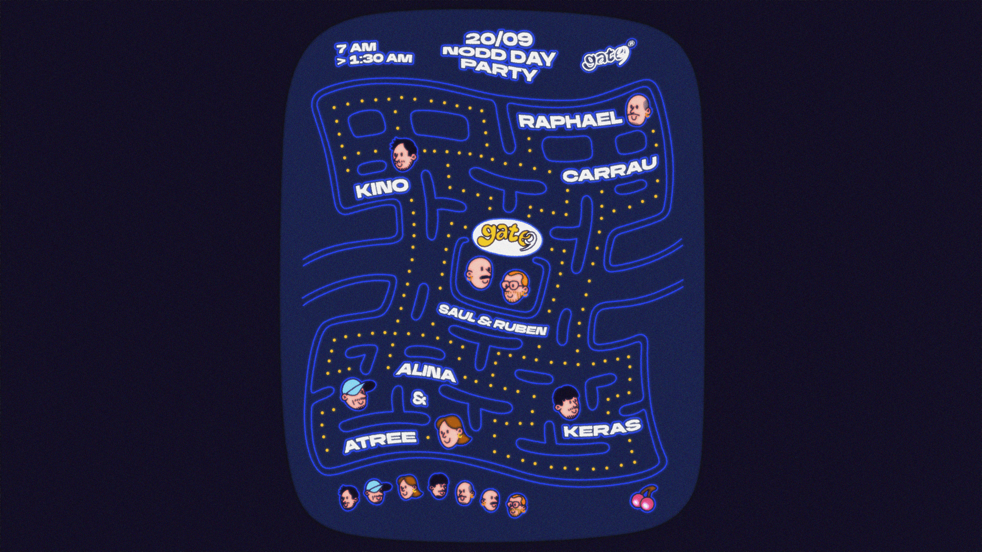 Gate 9 Invites Raphael Carrau, Kino, Keras, Alina & Atree