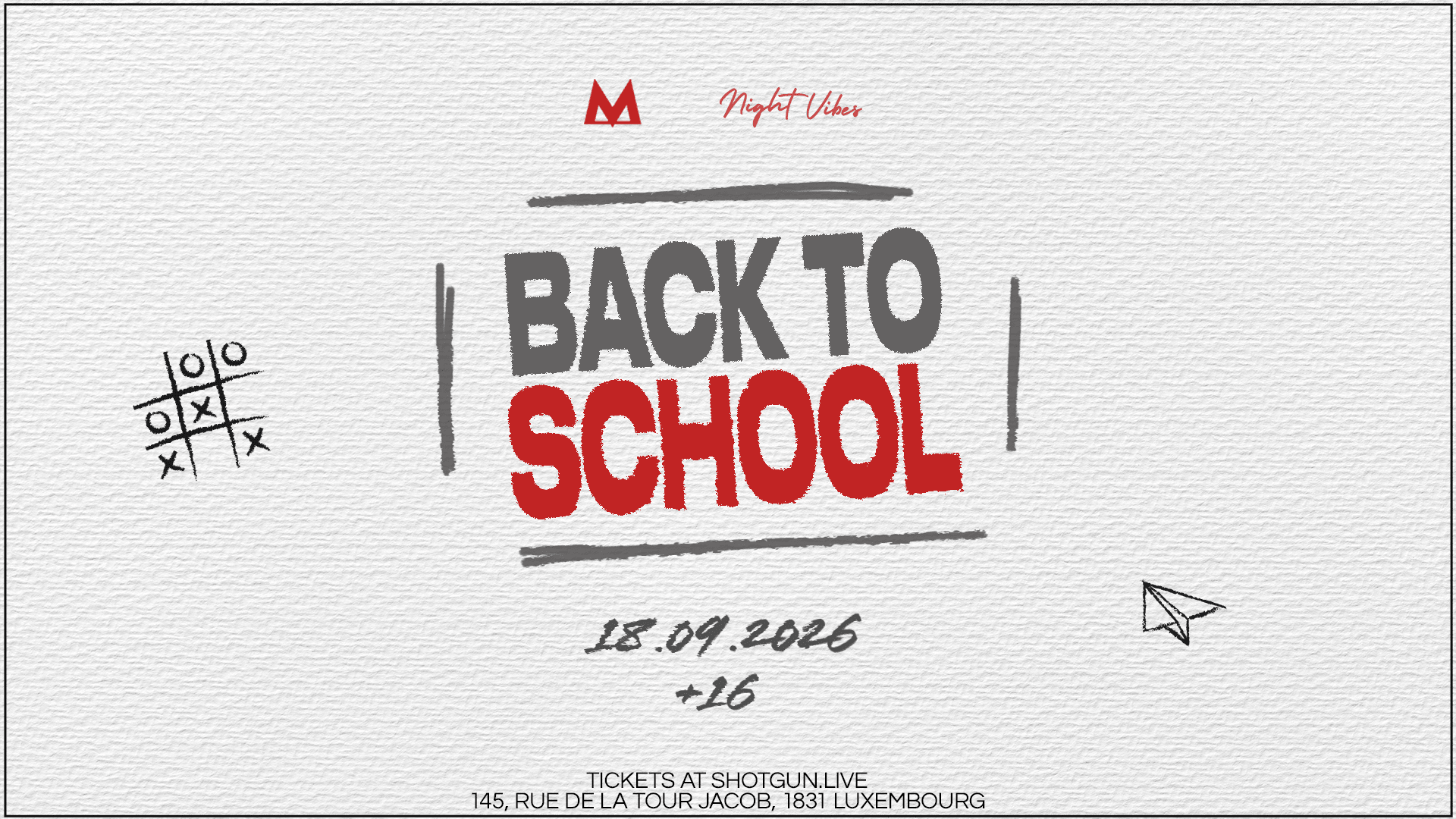 Back To School Xxl Party