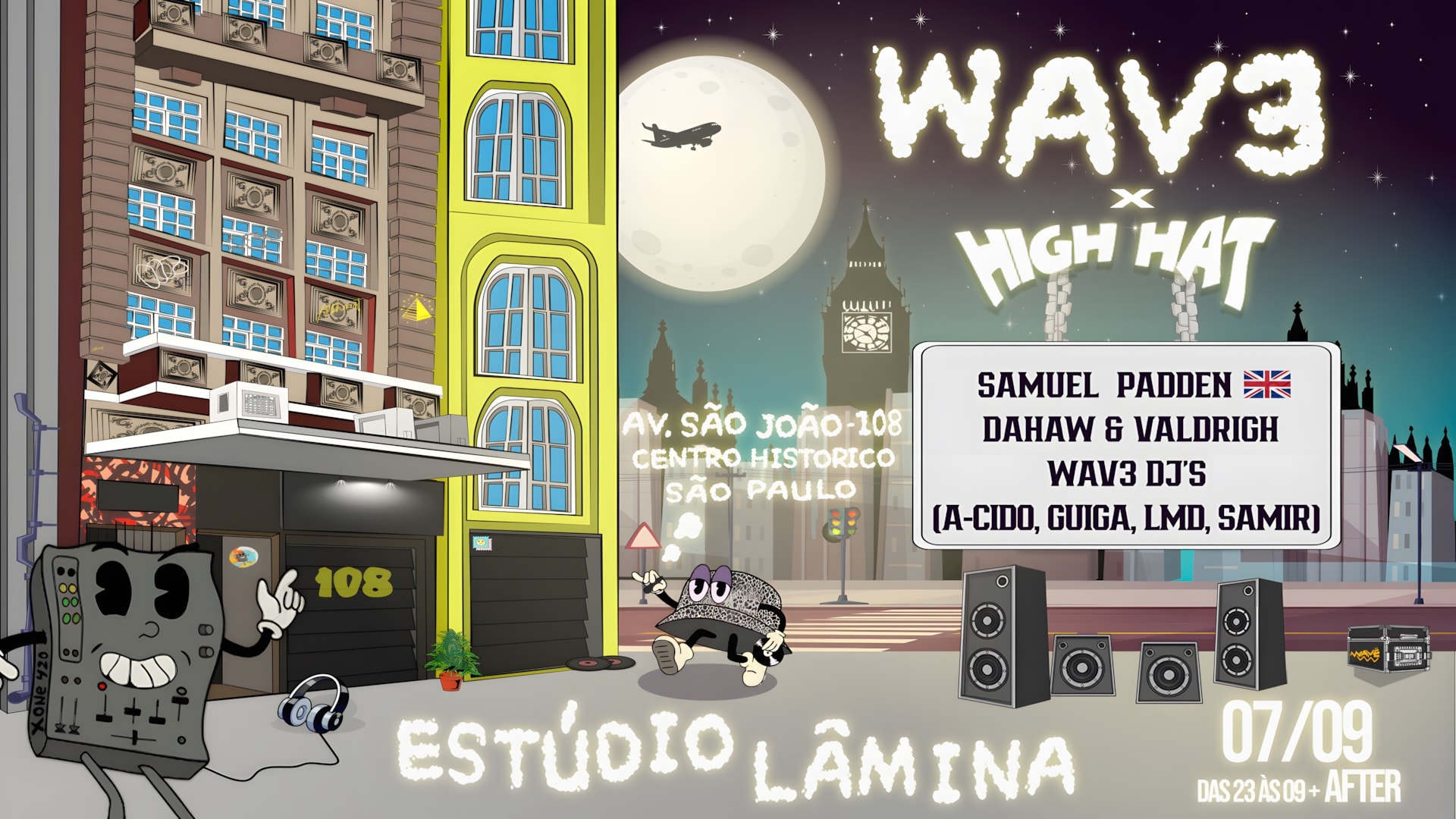 Wav3 Musics X Highhat W/ Samuel Padden (Uk)