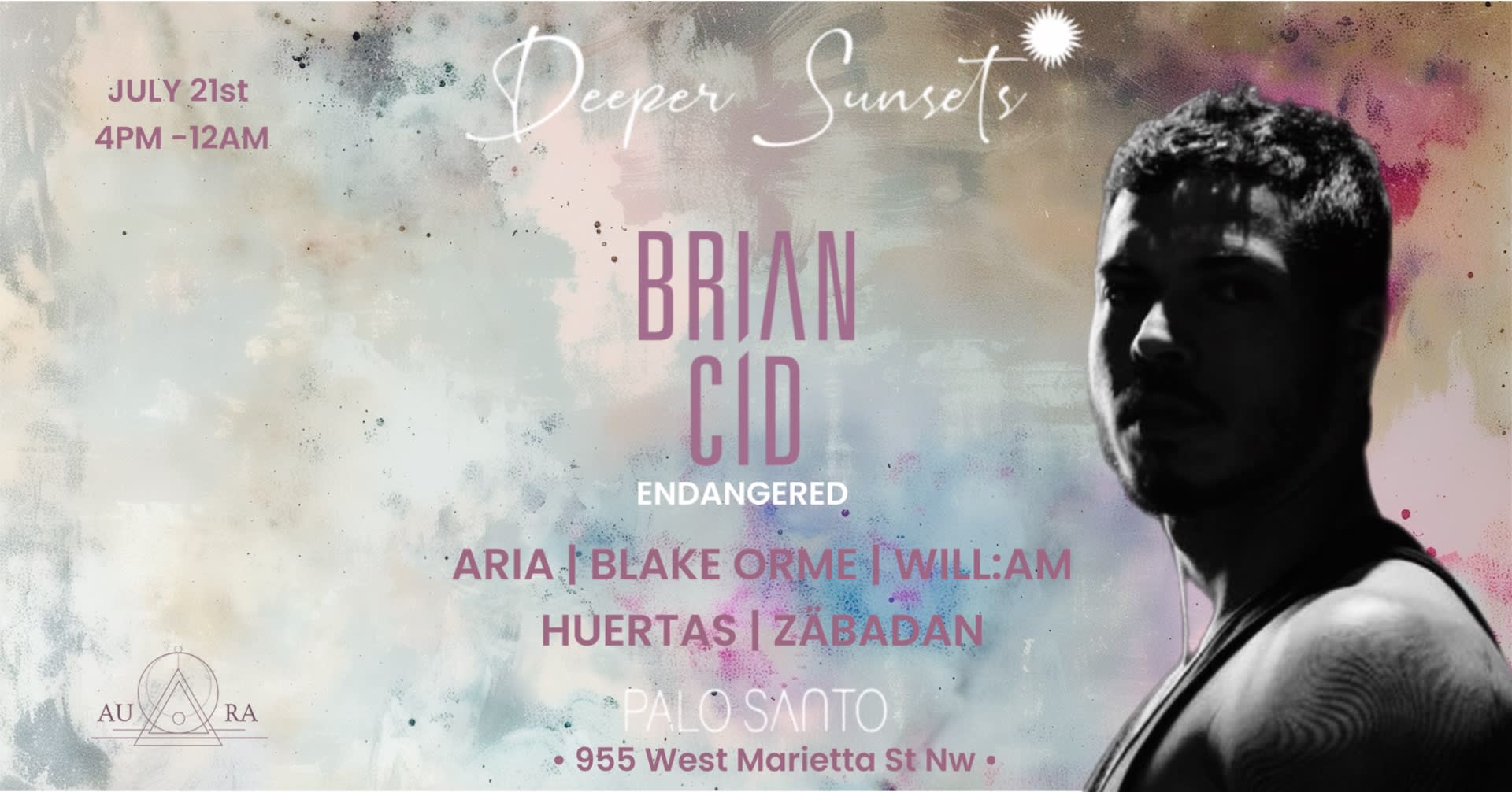 Deeper Sunsets W/ Brian Cid @ Palo Santo