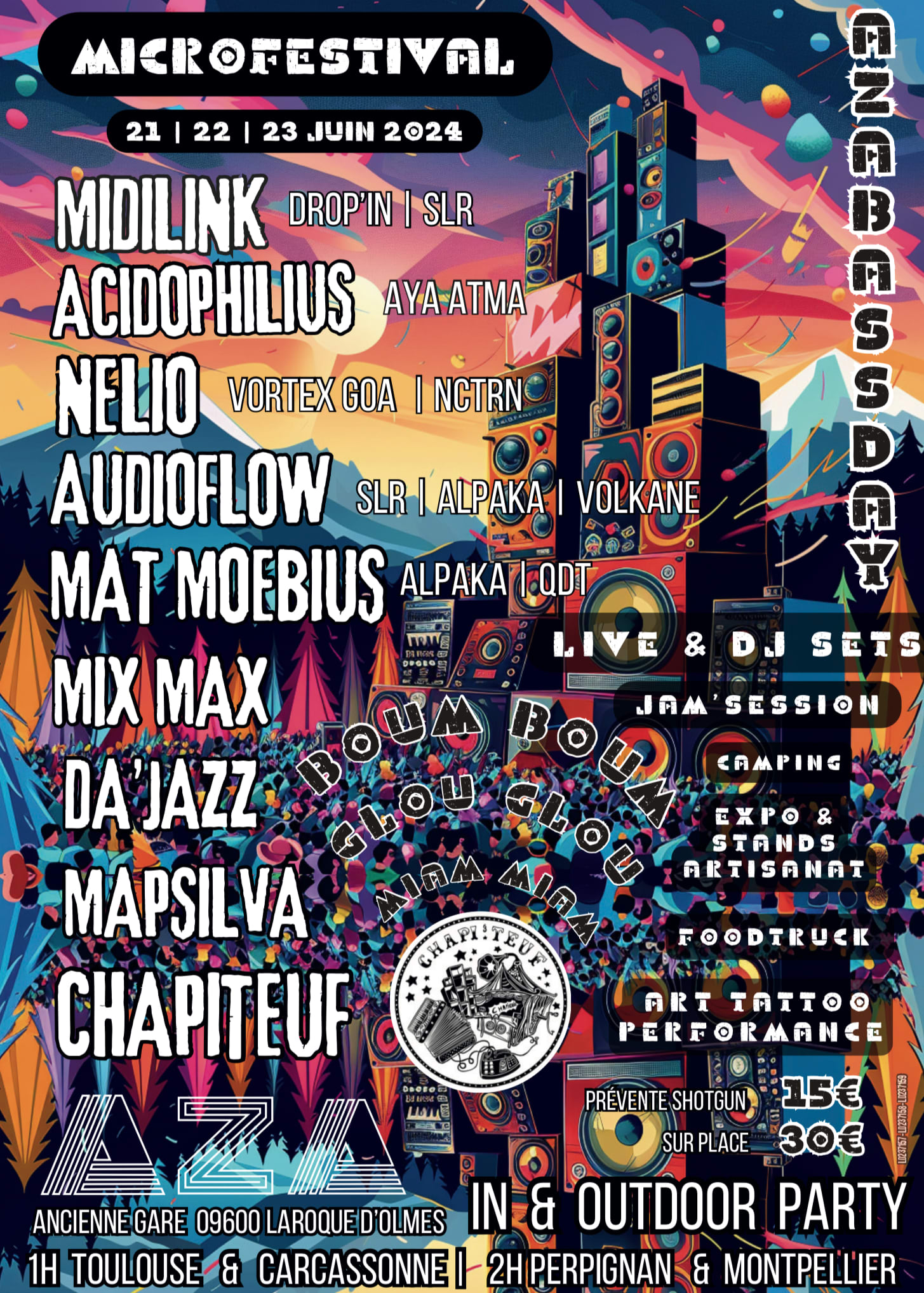 Aza Bass Day | Microfestival | 21•22•23 Juin !