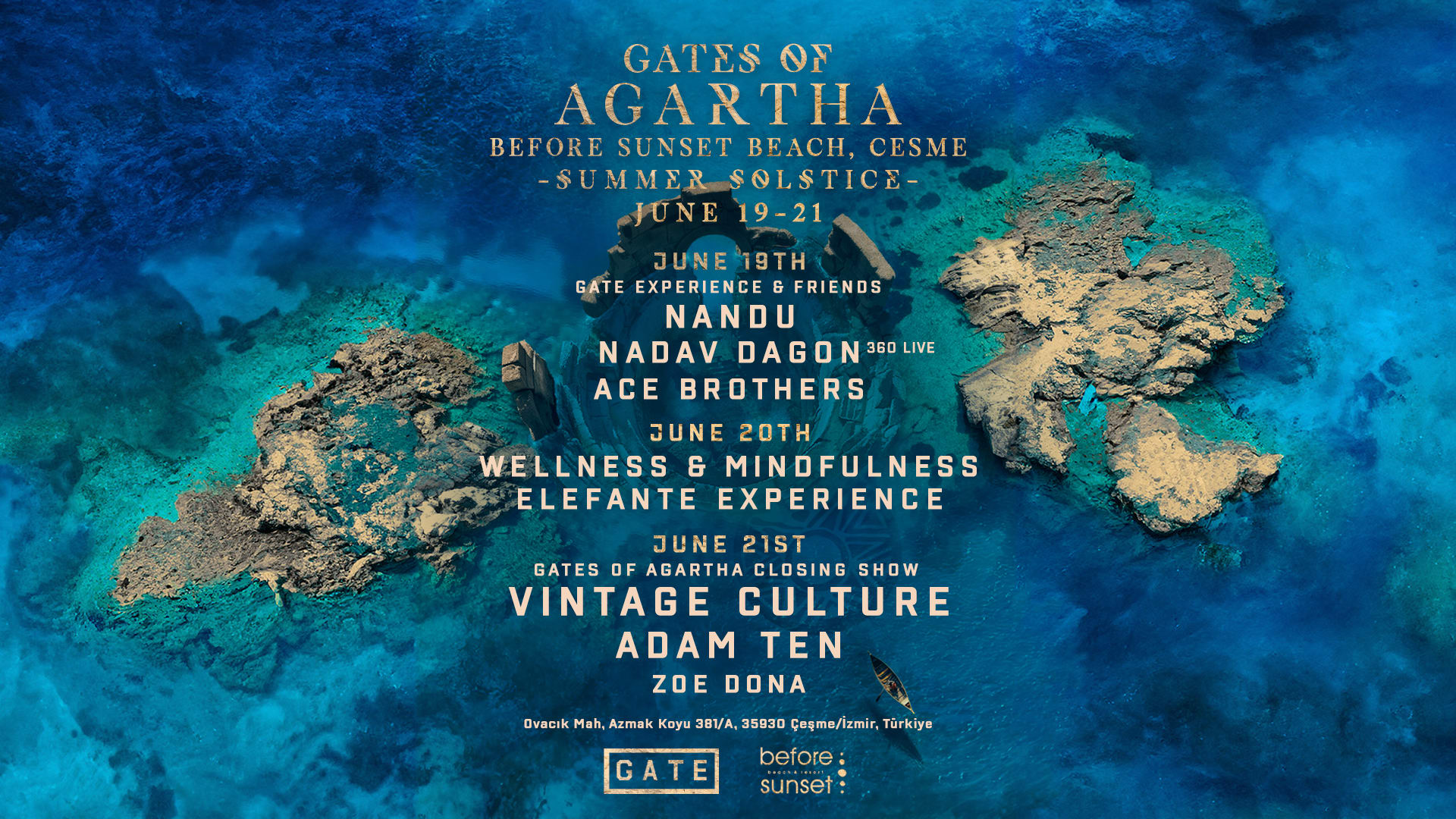 Gates Of Agartha @ Before Sunset Beach (Cesme / Turkiye)