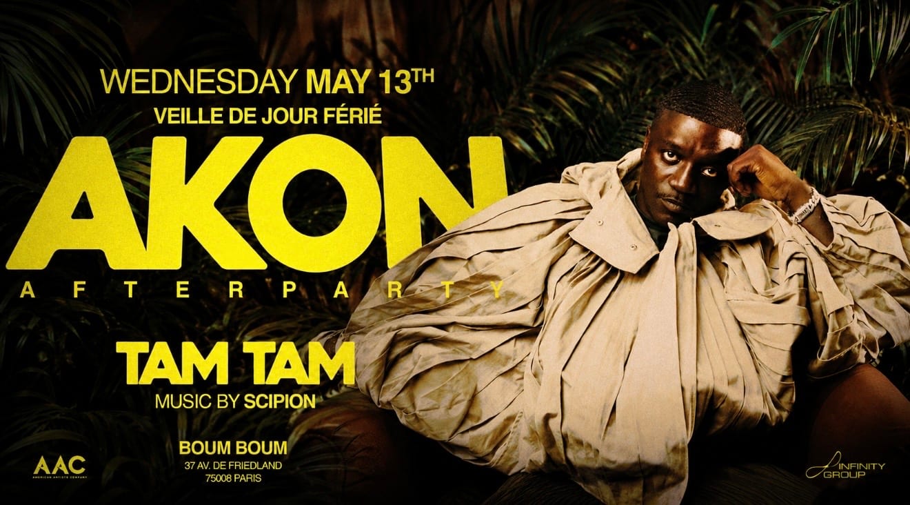 Mercredi 13 Mai - Akon Live Performance - Tam Tam