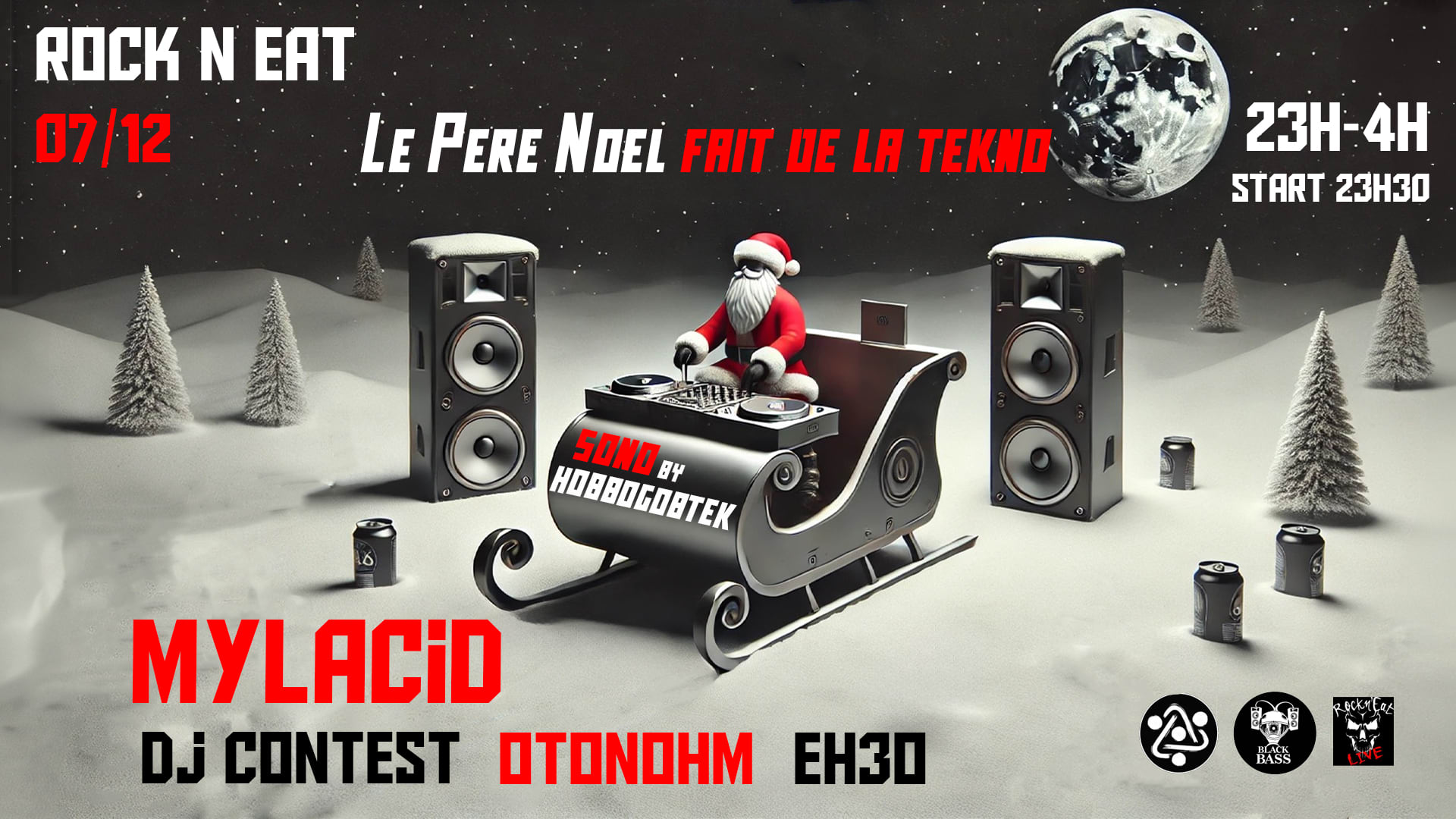 Le Pere Noel Fait De La Tekno / Mylacid, Eh3o, Otonohm
