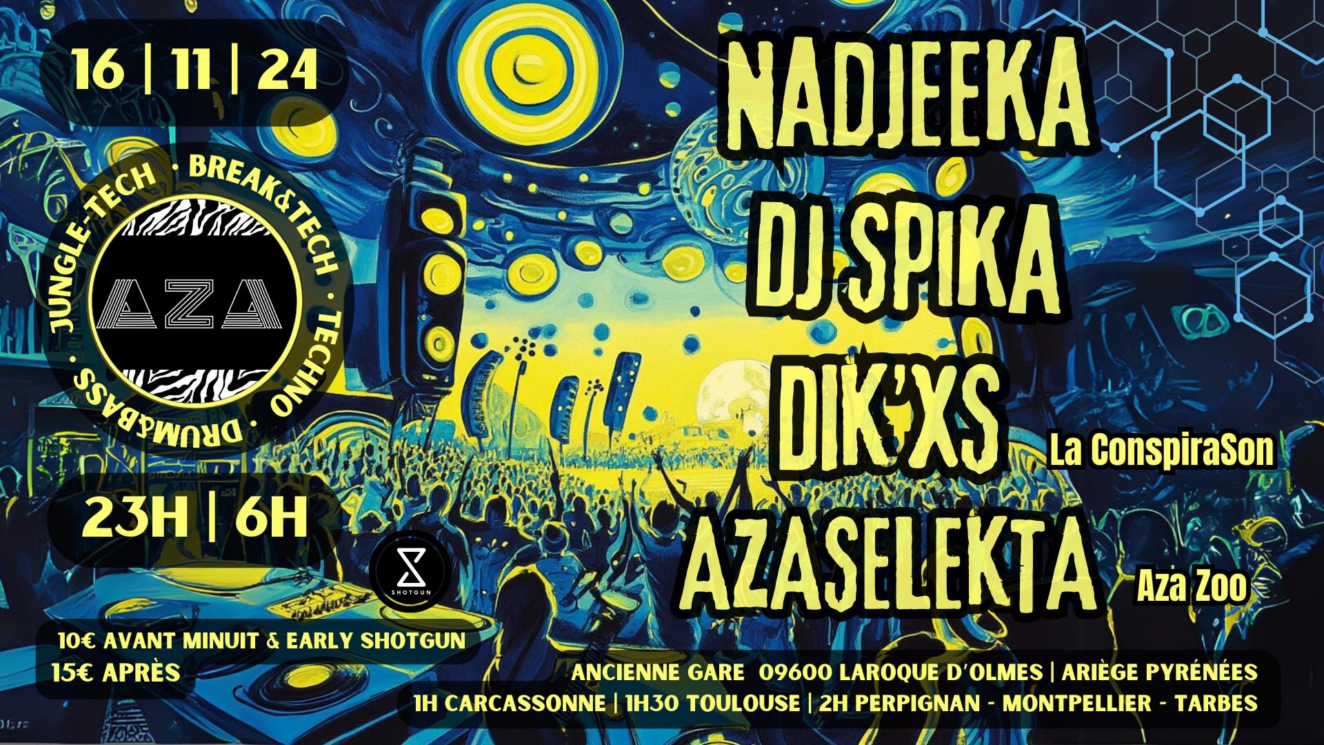 16|11 [ All Night Party ] @ Aza
