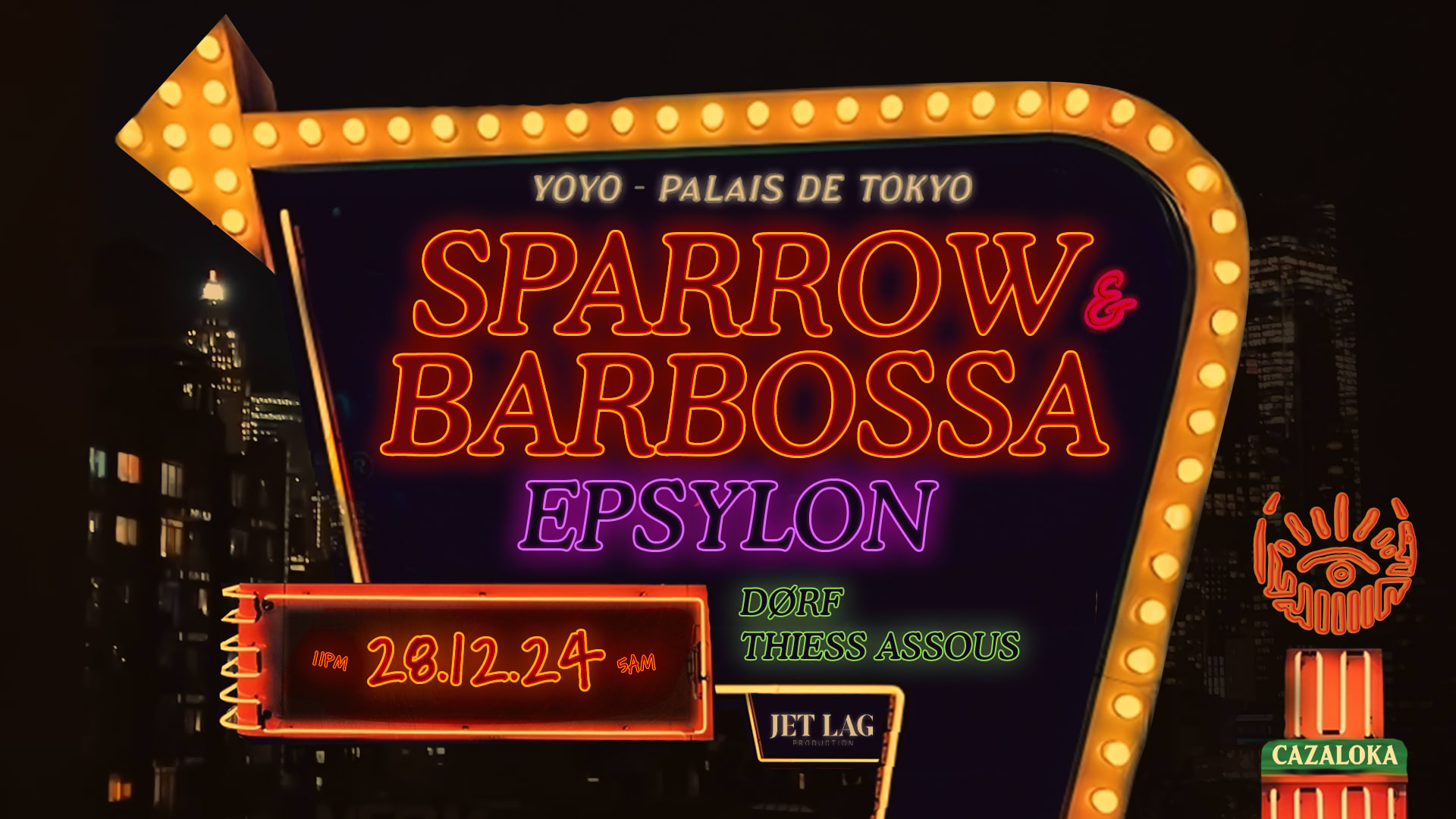 Sparrow & Barbossa,Epsylon, Dørf & Thiess | Cazaloka At Yoyo