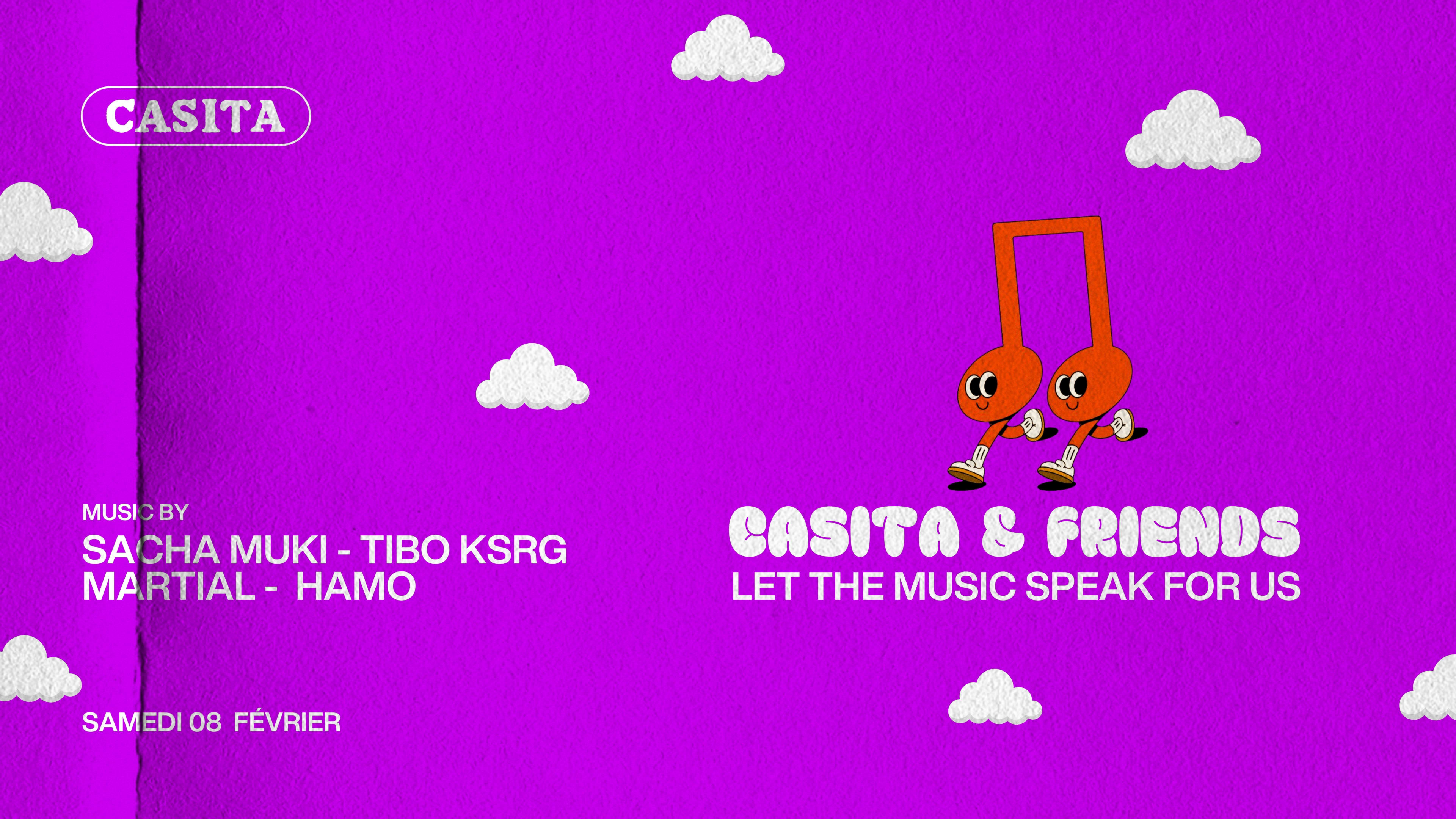 Sam 08 Fev : Casita & Friends