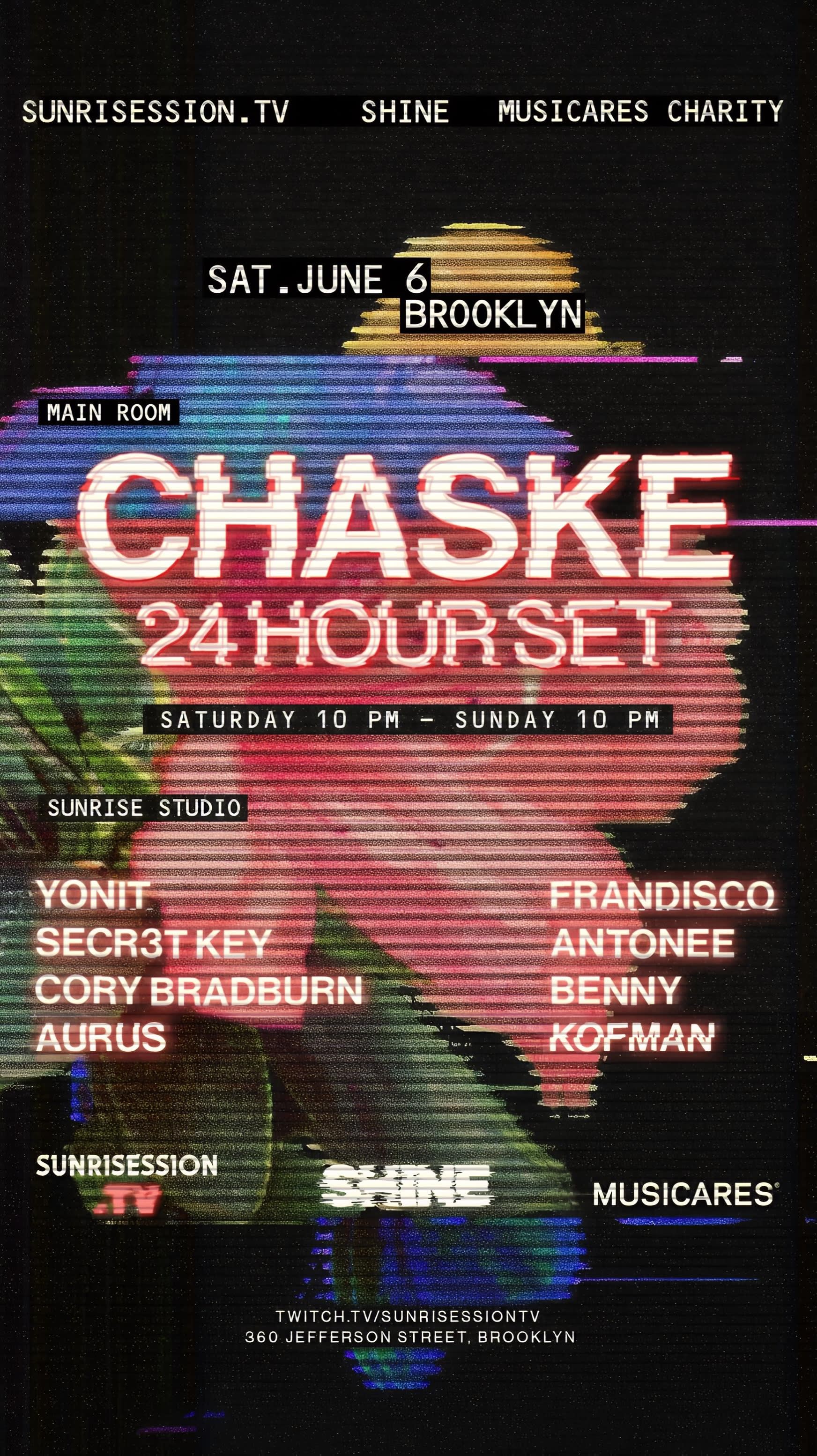 Chaske 24 Hour Dj Marathon For Charity