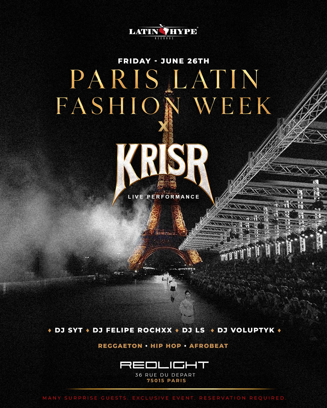 Paris Latin Fashion Week - Reggaeton / Hip Hop / Afrobeats