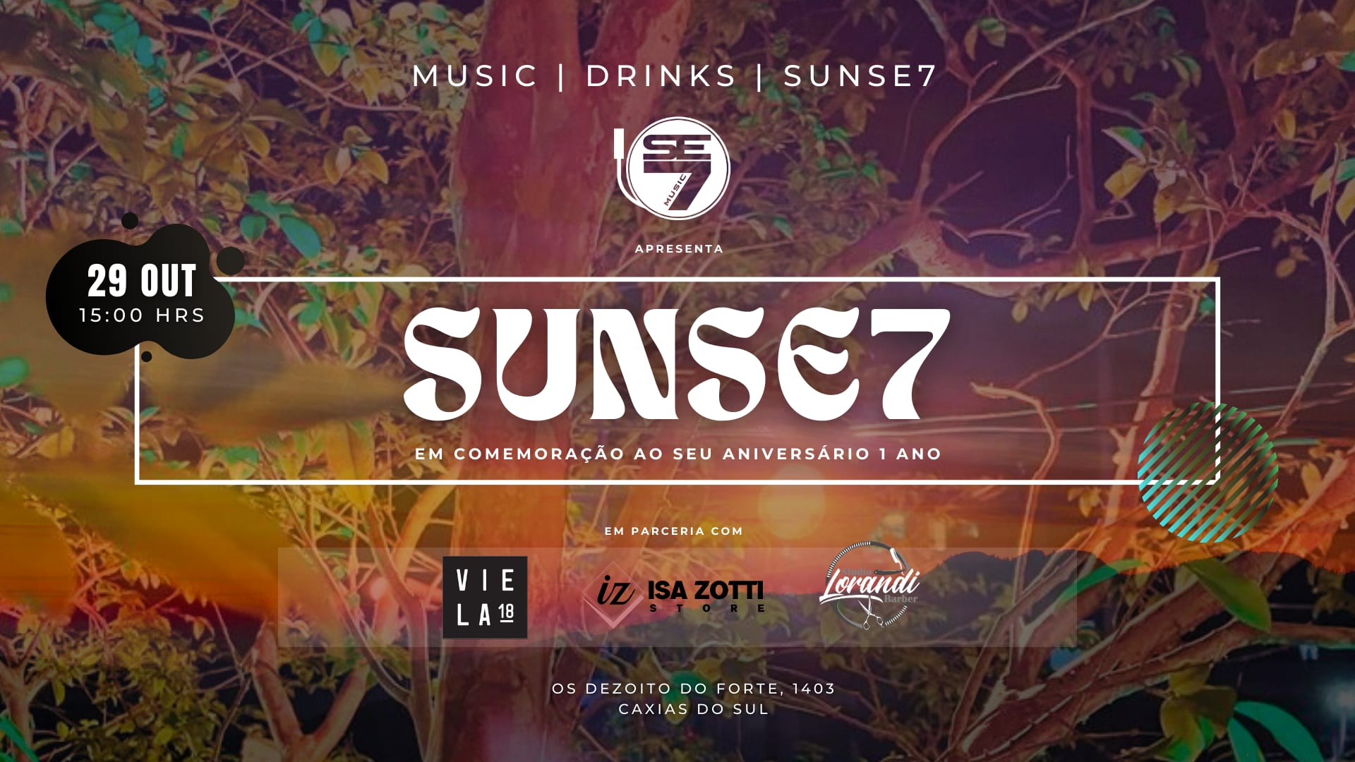 Sunse7 - 1° Ano Da Se7  Music