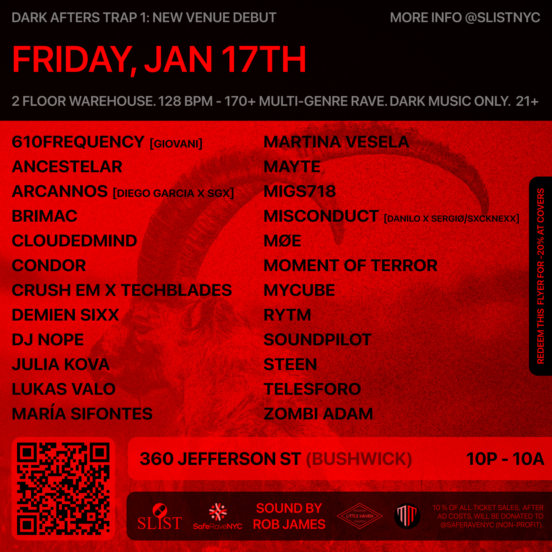 Dark Afters Trap 1: Venue Debut