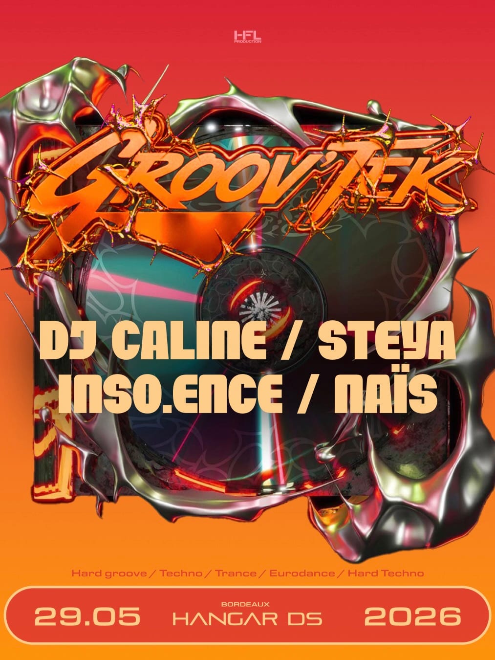 Groov'tek // Dj Caline - Steya - Inso.Ence - Naïs - ...