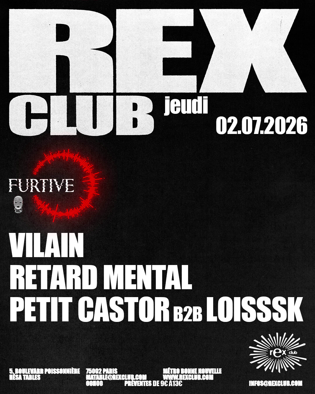 Furtive: Vilain, Retard Mental, Petit Castor B2b Loisssk