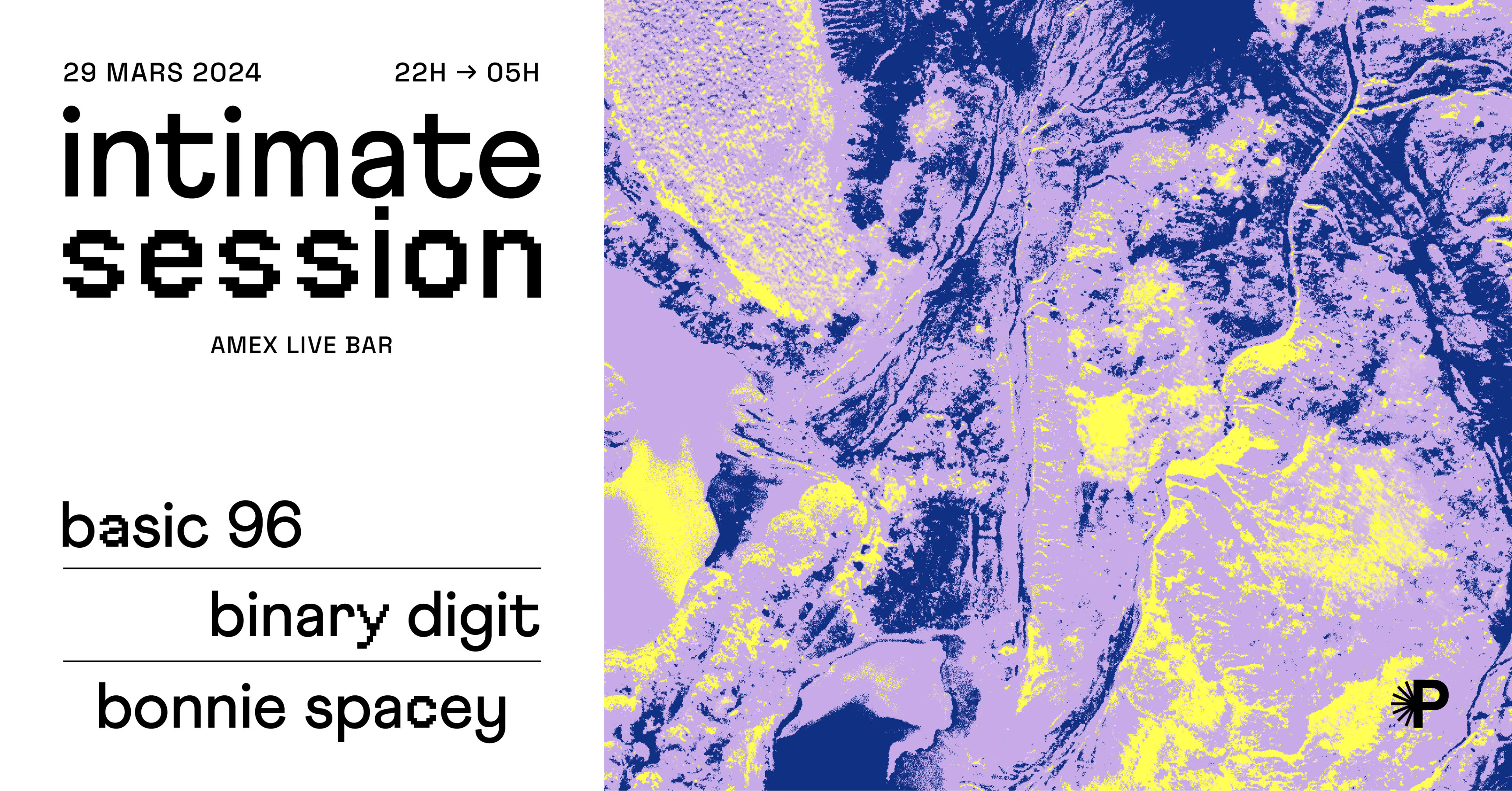 Intimate Session : Basic 96 / Binary Digit / Bonnie Spacey