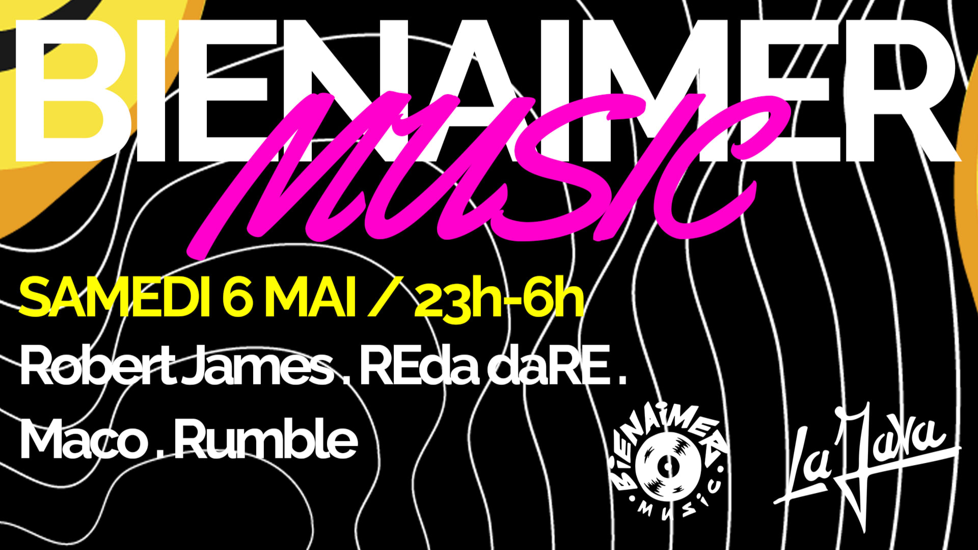 Bienaimer Music At La Java : Robert James, Reda Dare & Maco