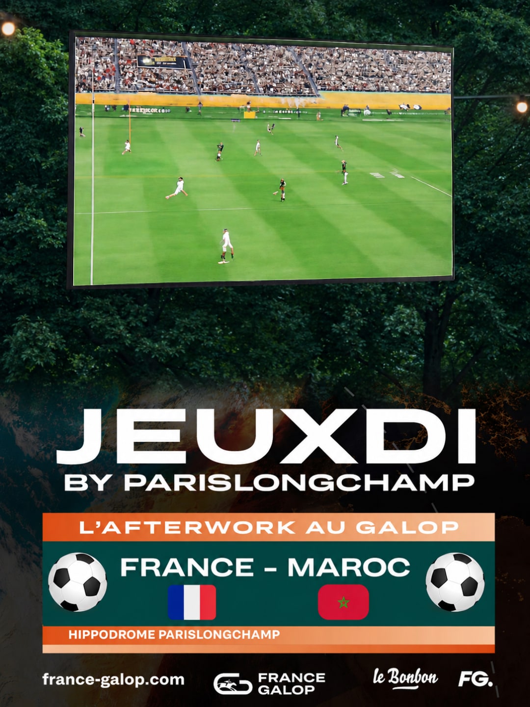 Jeuxdi By Parislongchamp ⚽️ - Diffusion France Vs Maroc