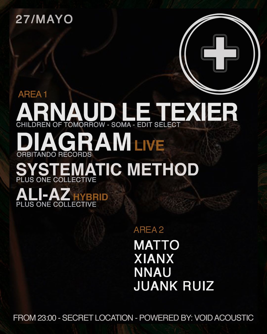 Plus One X Arnaud Le Texier + Diagram Live