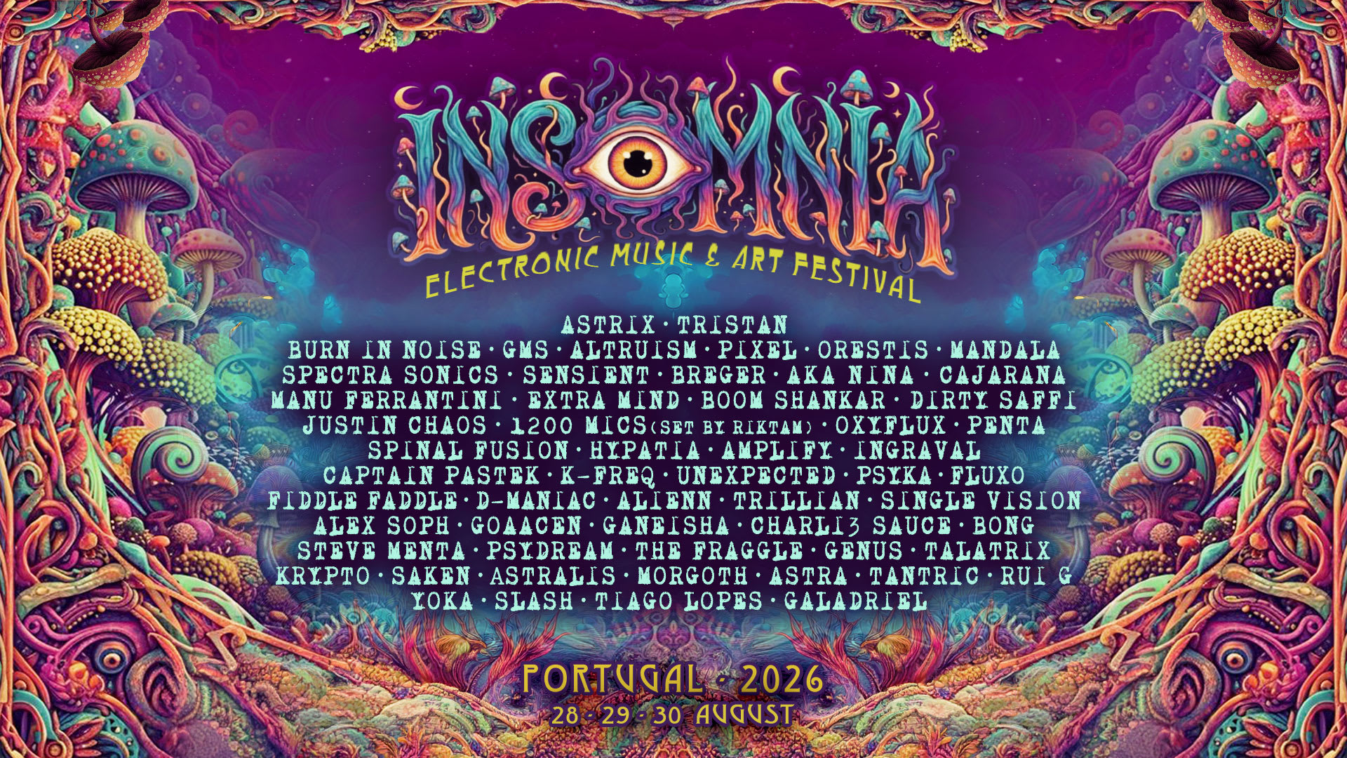 Insomnia Electronic Music & Arts Festival 2026