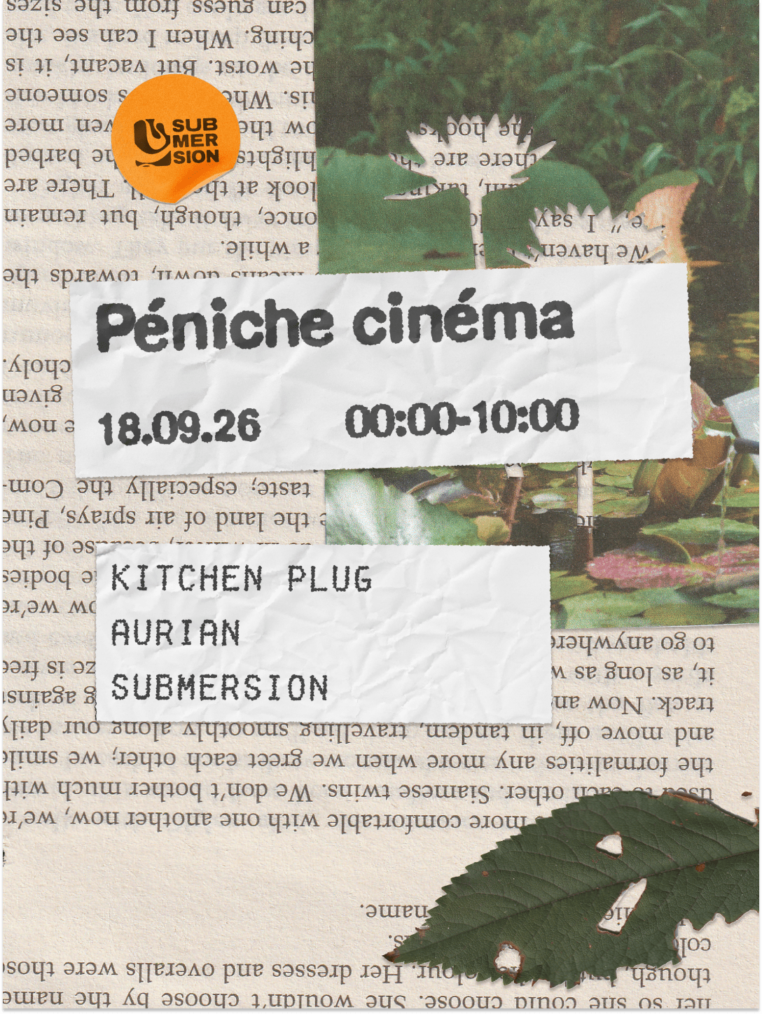 Submersion Invite Aurian & Kitchen Plug