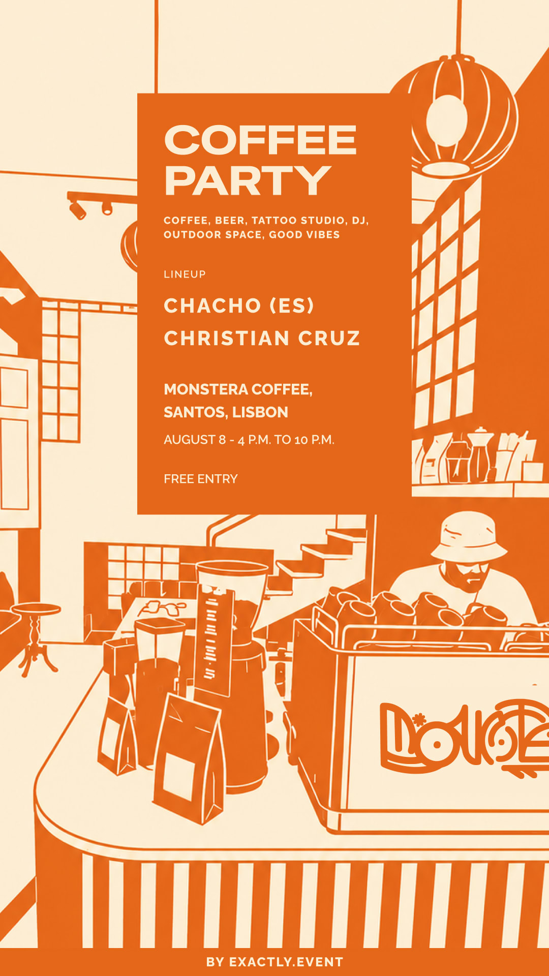 Coffee Party - Monstera Coffee X Exactly (House Music)