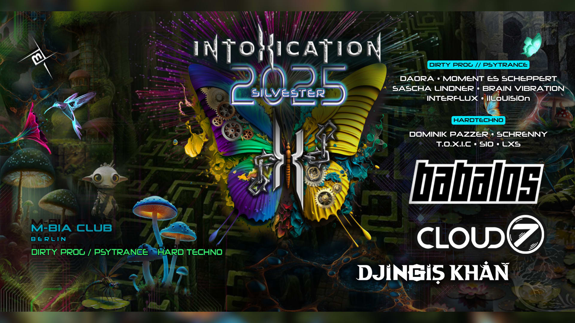Intoxication Nye 2025 With Babalos & Cloud7 & Dominik Pazzer