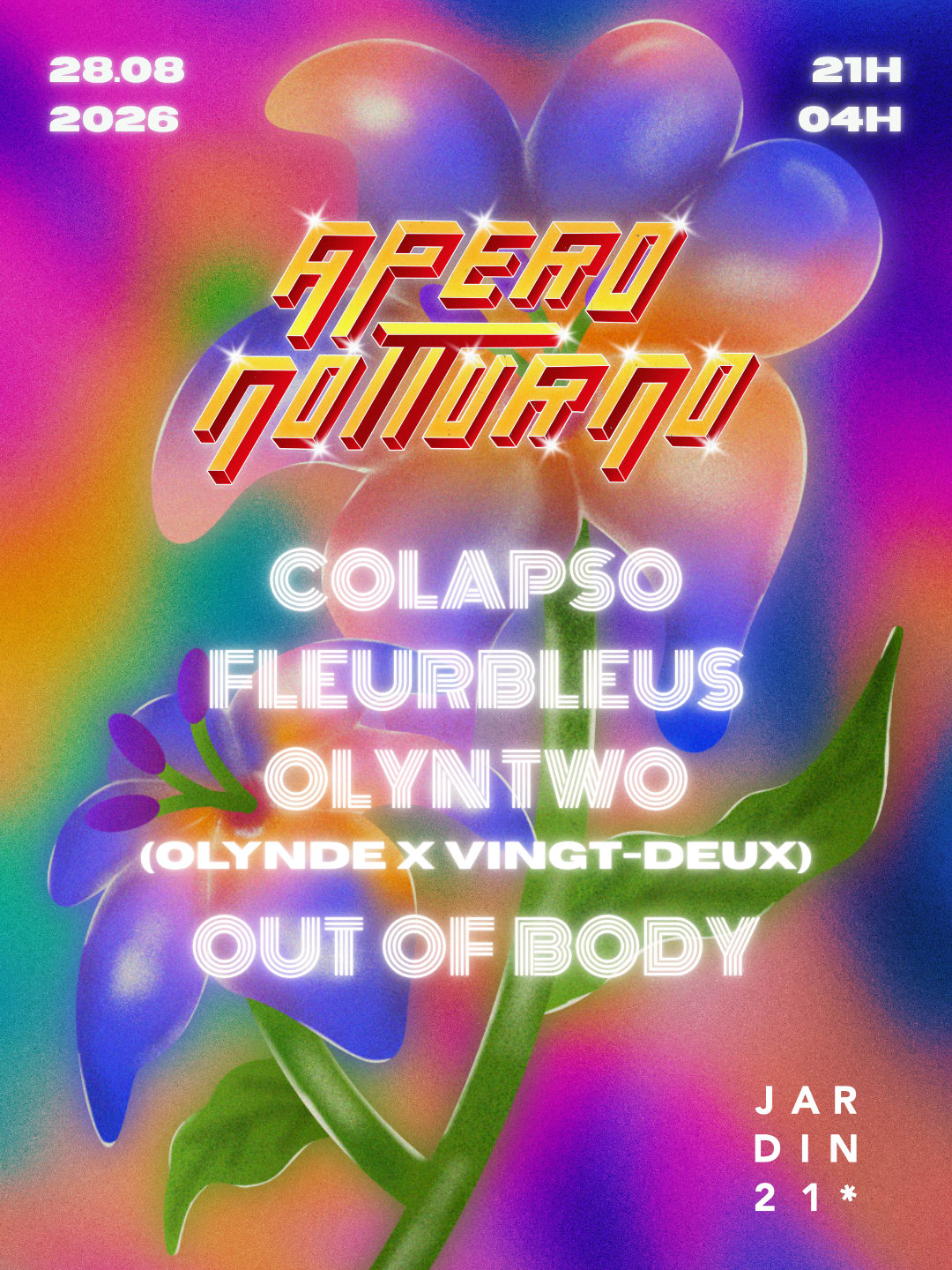 Apéro Notturno X Jardin21 - Open Air
