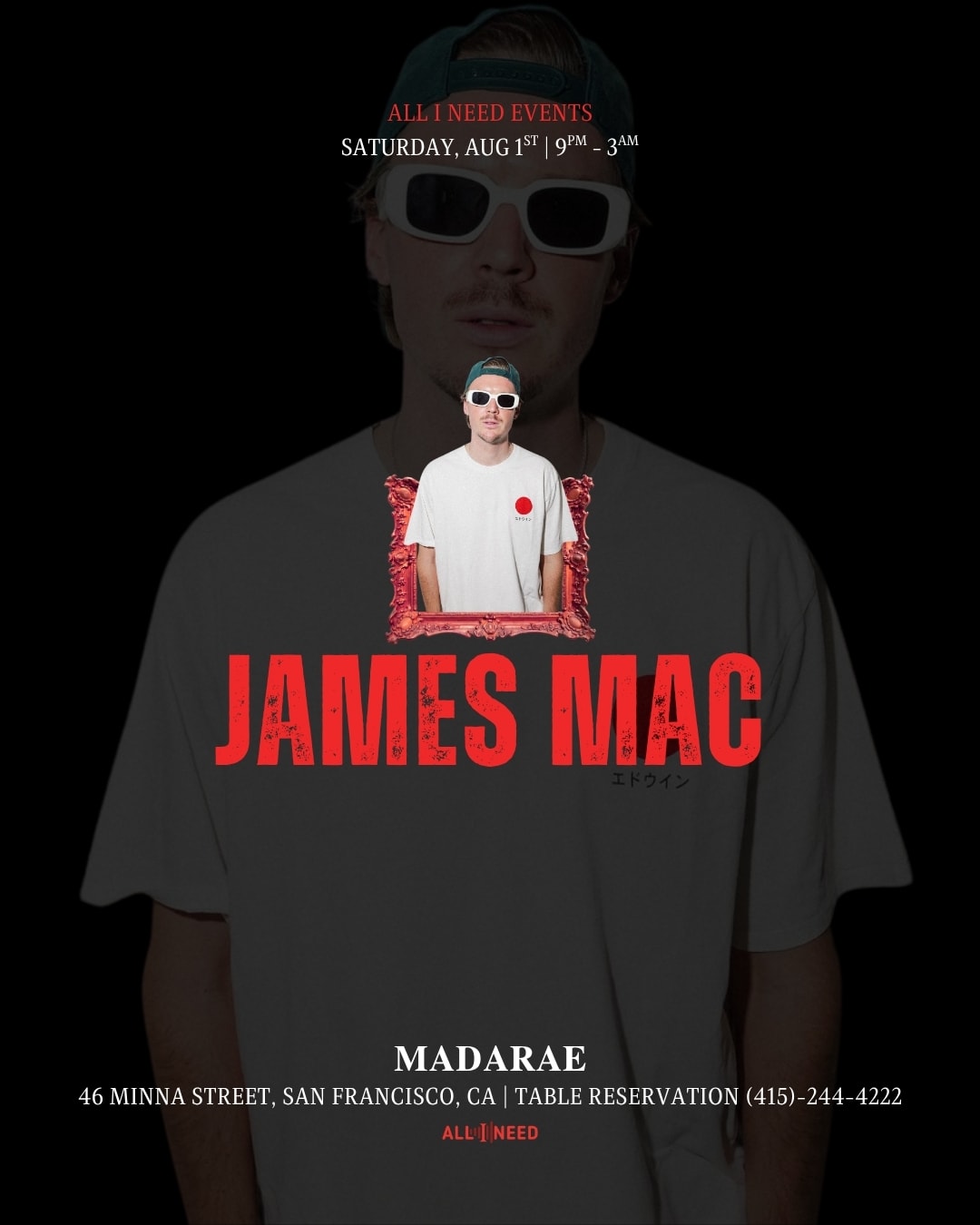James Mac (Afro House - Tech House) At Madarae