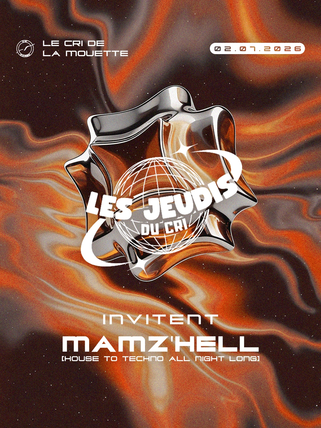 Les Jeudis Du Cri Inv. Mamz'hell All Night Long (Techno)