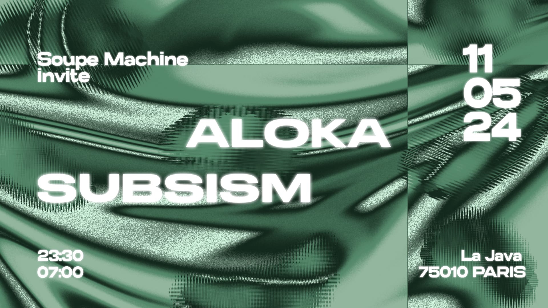 Soupe Machine Invite : Aloka & Subsism