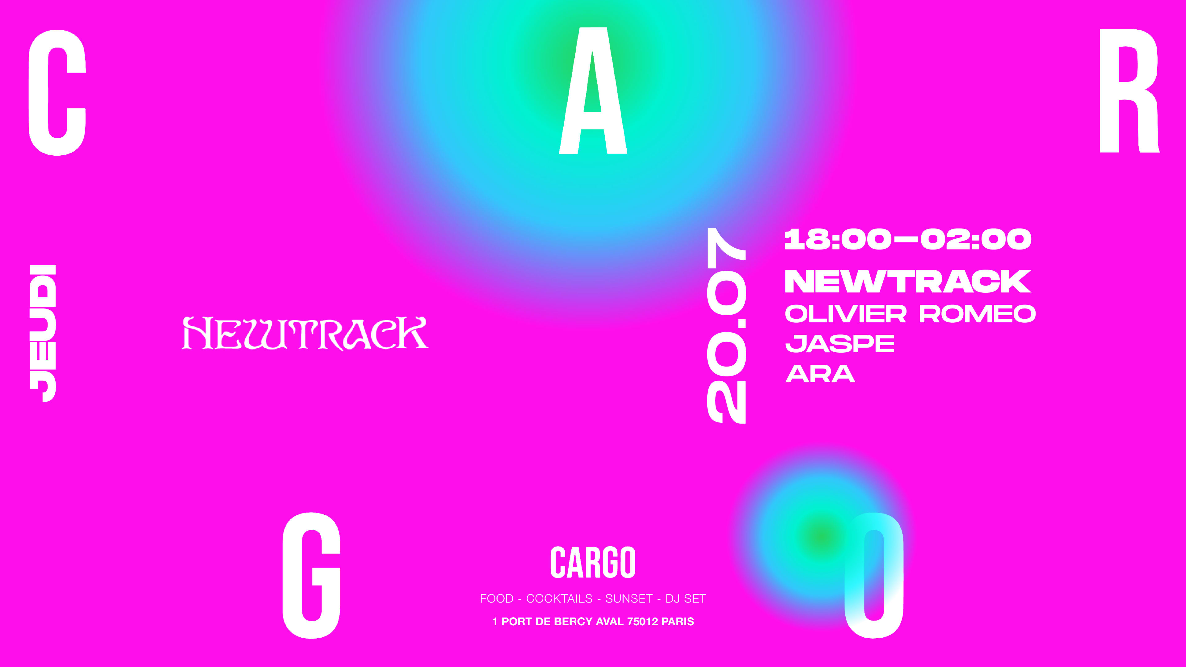 Cargo X Newtrack W/ Olivier Romeo, Jaspe Et Ara