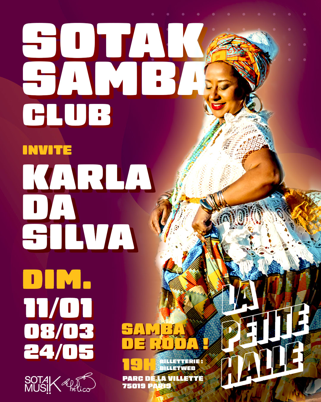 Sotak Samba Club Invite Karla Da Silva - Batuk !