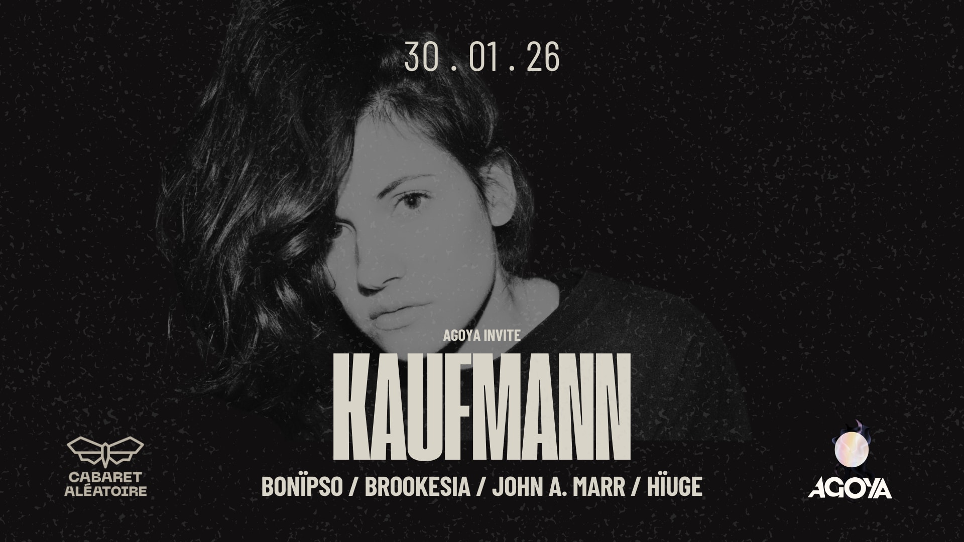30/01 | Club Cabaret : Agoya Invite Kaufmann