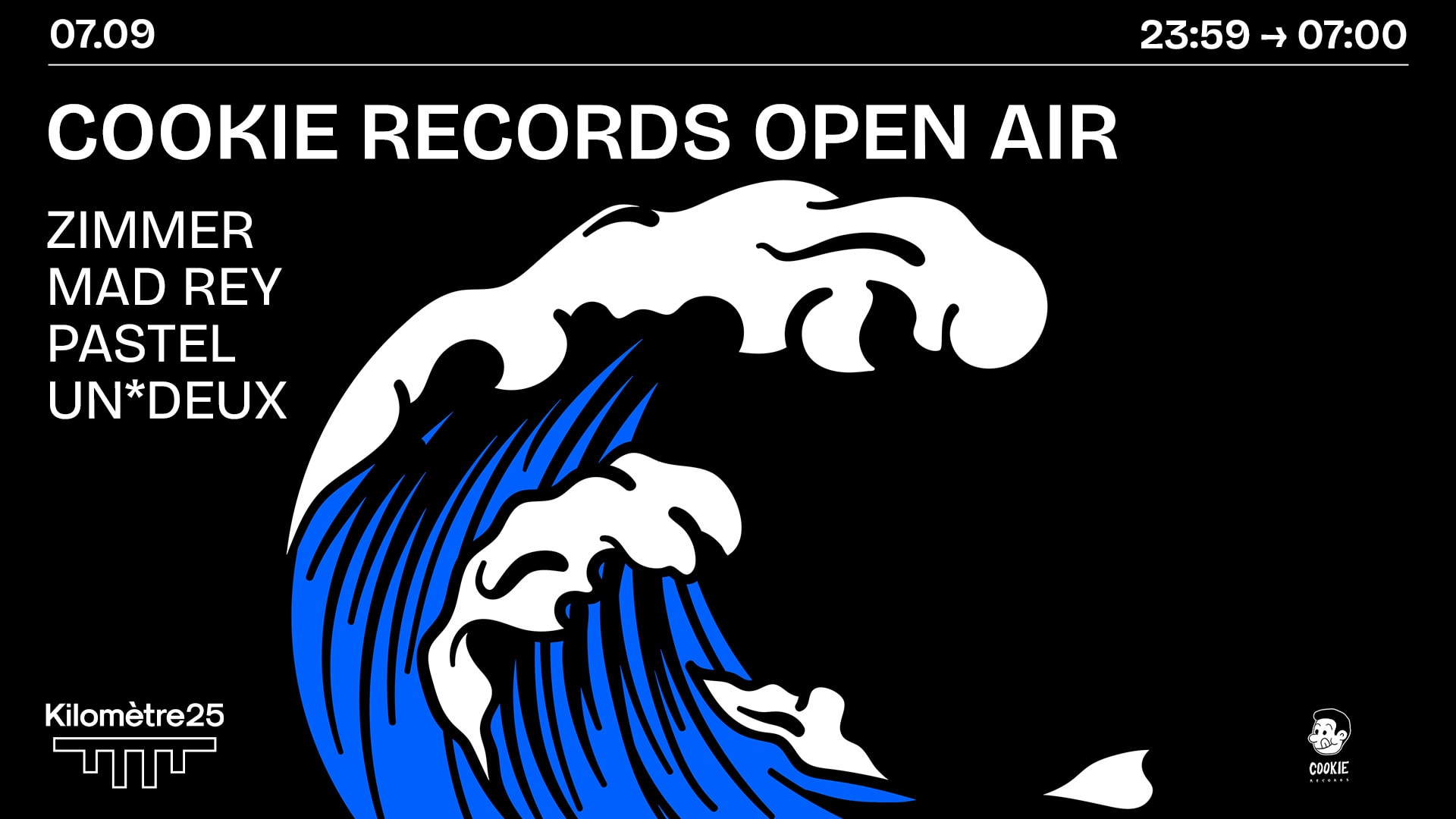 Cookie Records X Km25 : Mad Rey, Pastel, Zimmer & Un*Deux