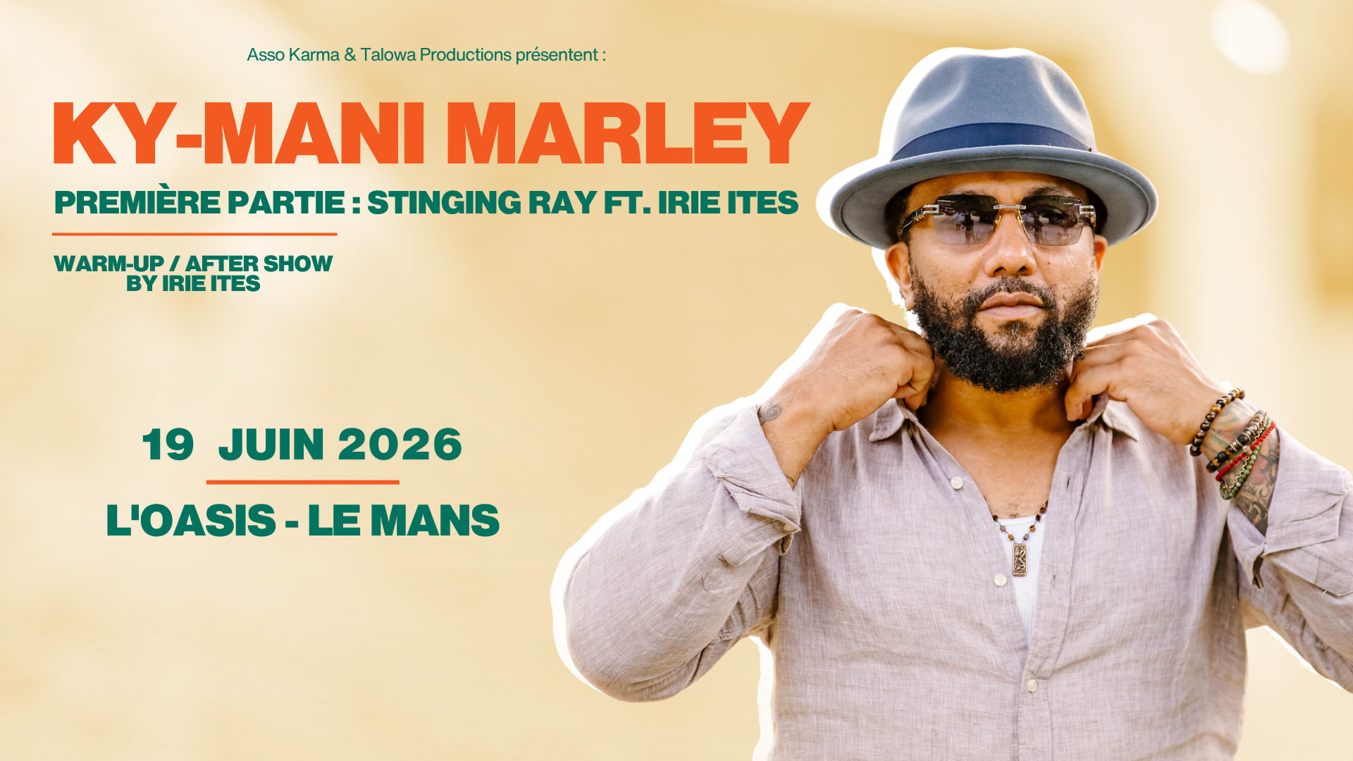 Ky-Mani Marley + Stinging Ray & Irie Ites
