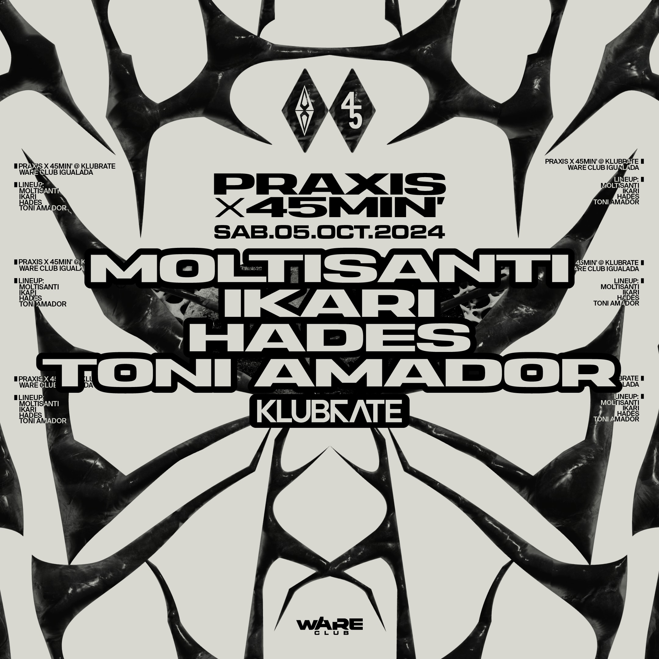 Klubrate Pres. Praxis X 45 Min' (Part1)