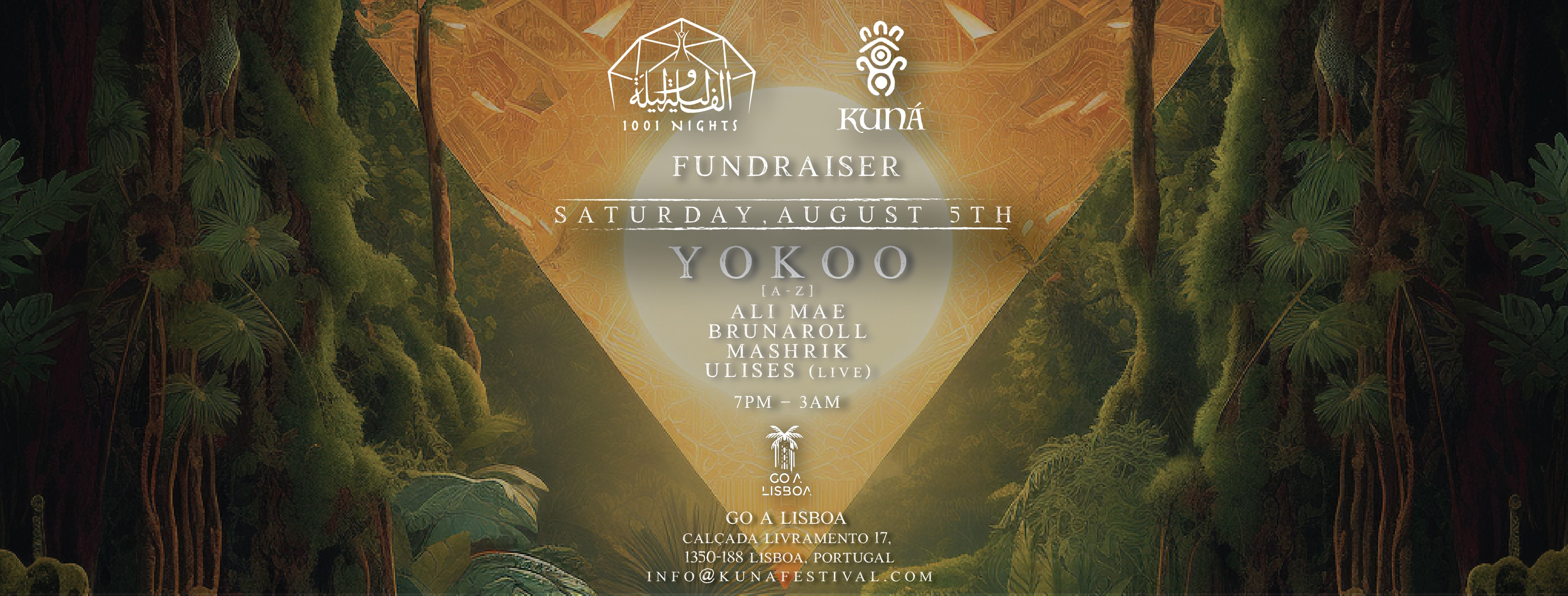 Kunáx1001 Nights: Yokoo, Ali Mae, Mashrik, Ulises, Brunaroll