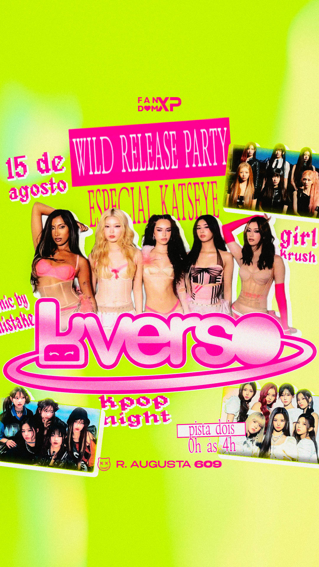 Kverso: Especial Katseye | Wild Release Party | K-Girls Nite