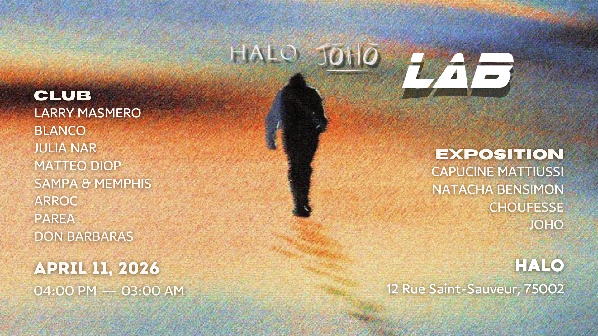 Lab X Halo X Joho / 11/04