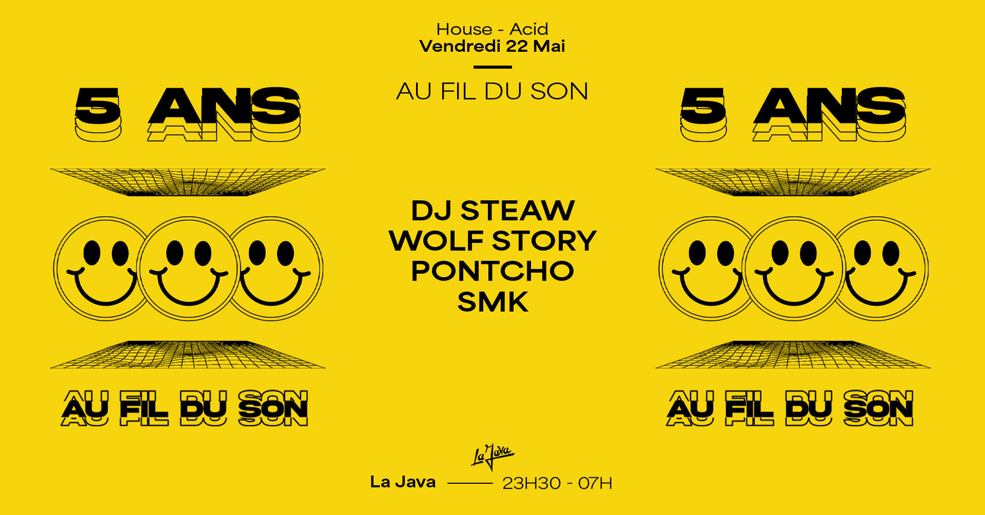 Dj Steaw, Wolf Story, Pontcho & Smk : Afds 5 Ans