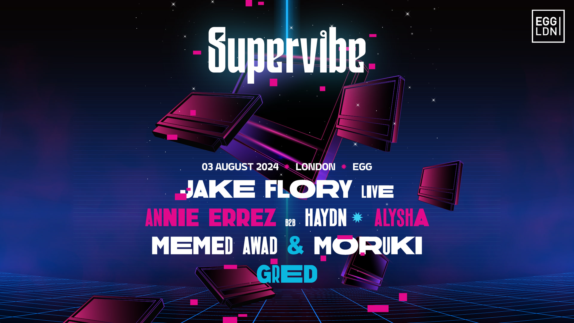 Supervibe Presents Jake Flory Live, Annie Errez And More