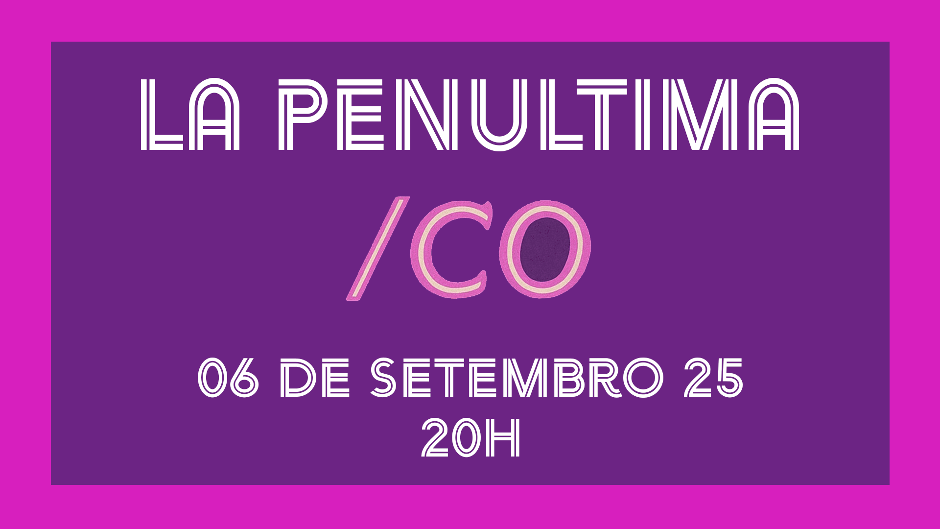 La Penultima!