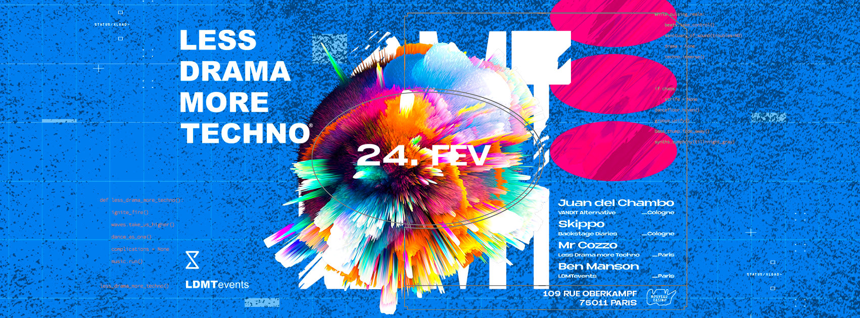 [Vente Sur Place Uniquement] Less Drama More Techno #46