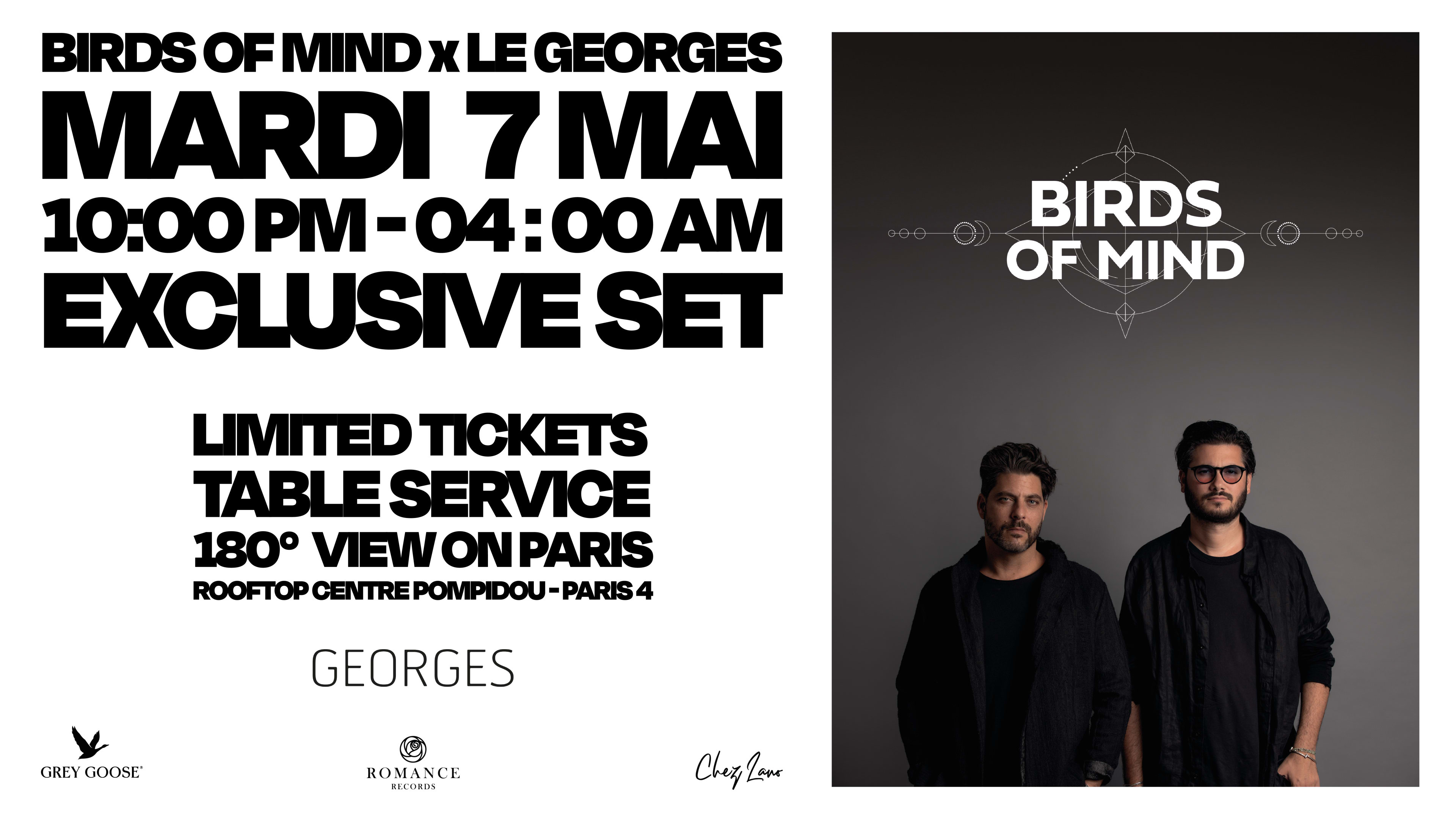 Birds Of Mind - Georges [Rooftop Centre Pompidou, Paris, Fr]
