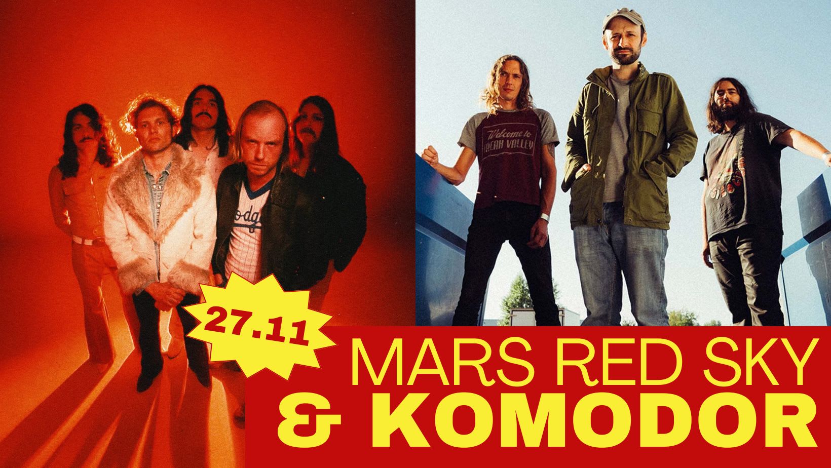 Komodor + Mars Red Sky + Dj Set La Petite Populaire