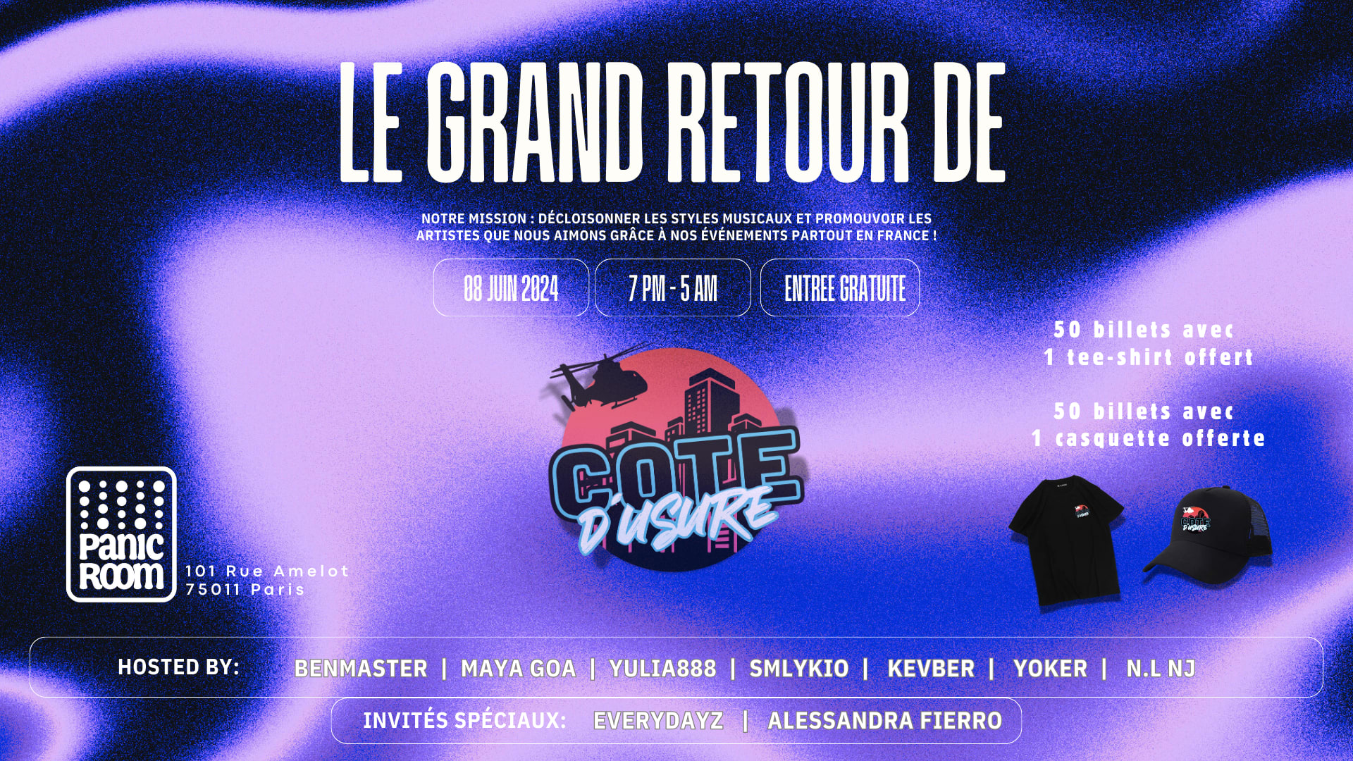 Côte D'usure Est De Retour Au Panic Room