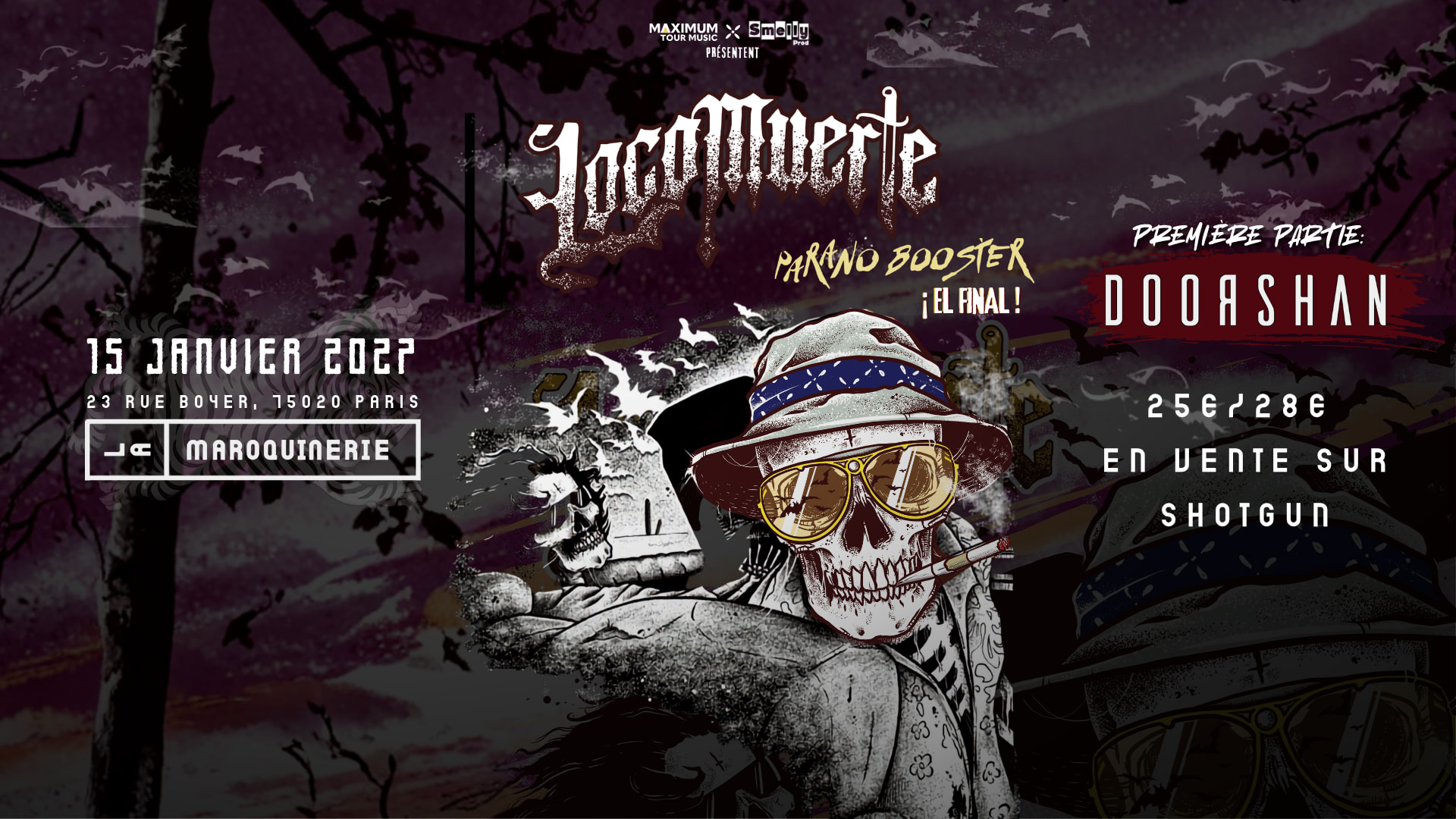 Locomuerte + Doorshan - La Maroquinerie