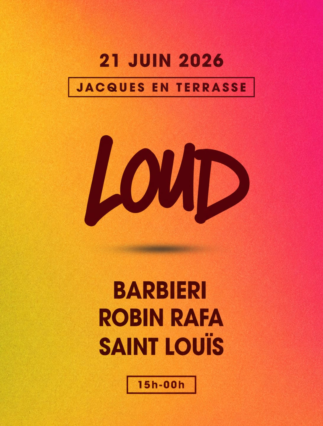 Loud Fête De La Musique - Jacques En Terrasse