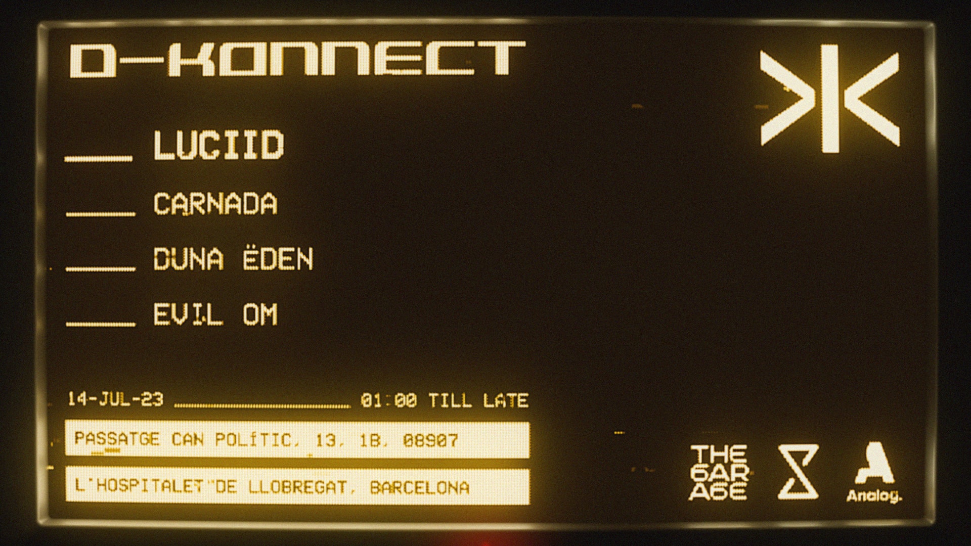 **Sold Out**D-Konnect Pres. Luciid