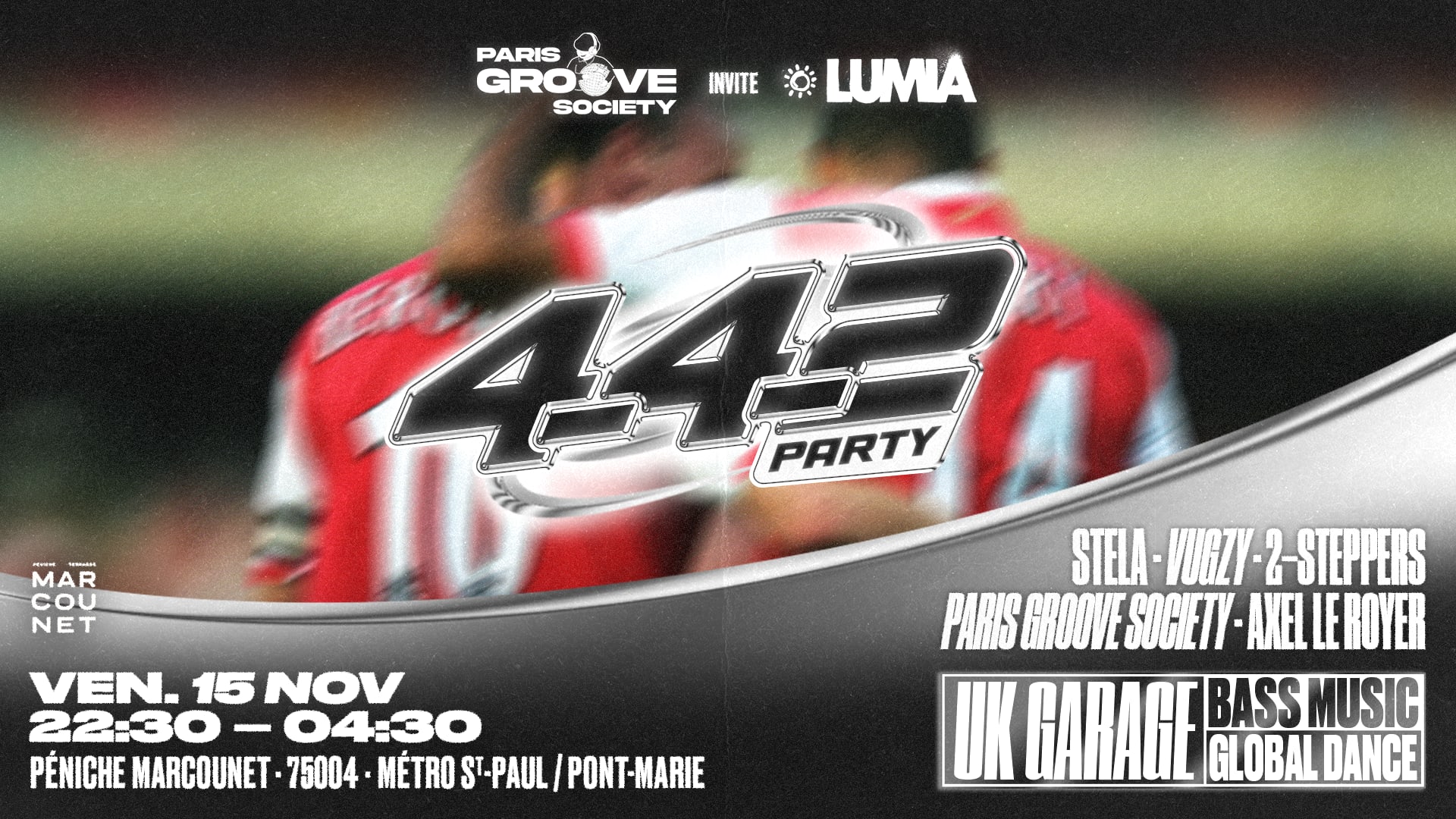 « 4-4-2 » Paris Groove Society Invite Lumia