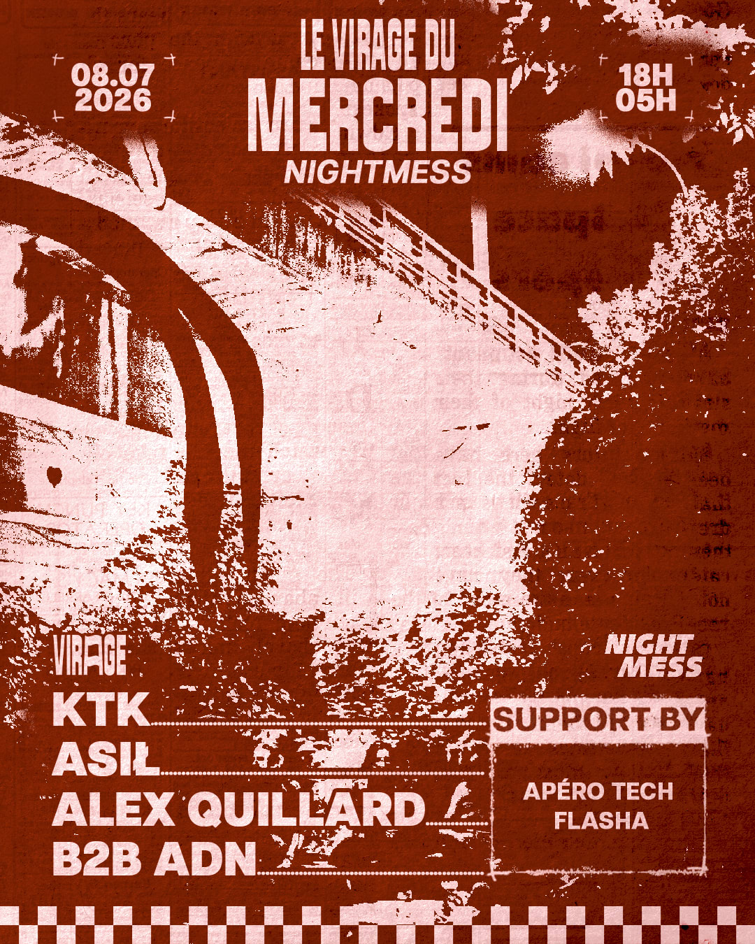 Ktk, Asil & More - Nightmess X Le Virage Du Mercredi